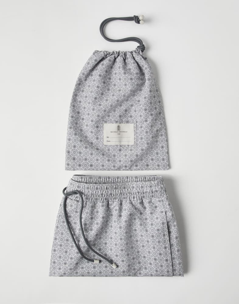 Brunello Cucinelli o1w1db10825 Bathing Suit in Grey Size US 32 / EU 48 - 4 Thumbnail