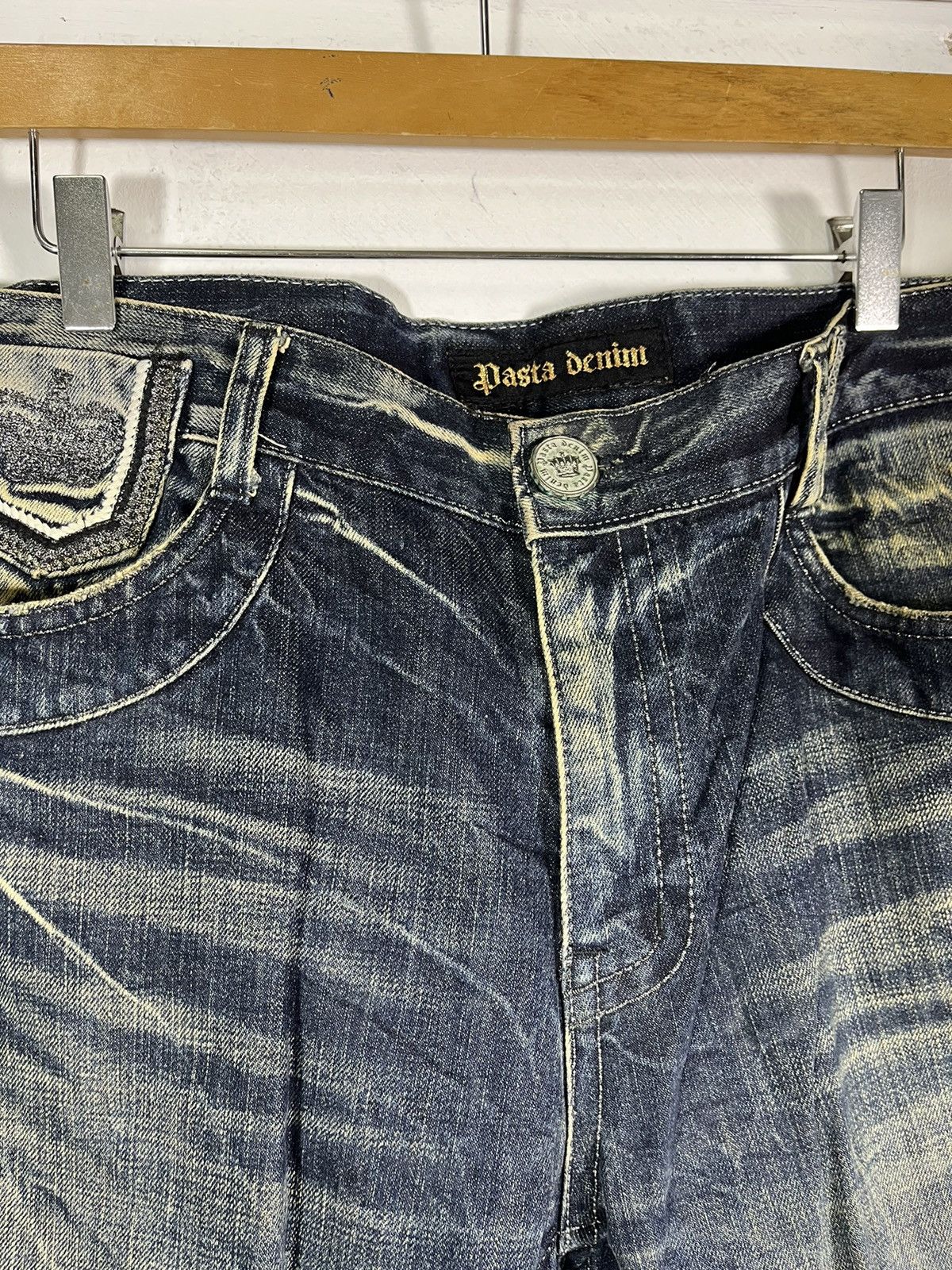 If Six Was Nine If six was nine Crown Jeans Japanese Brand Pasta Denim Size US 37 - 4 Thumbnail