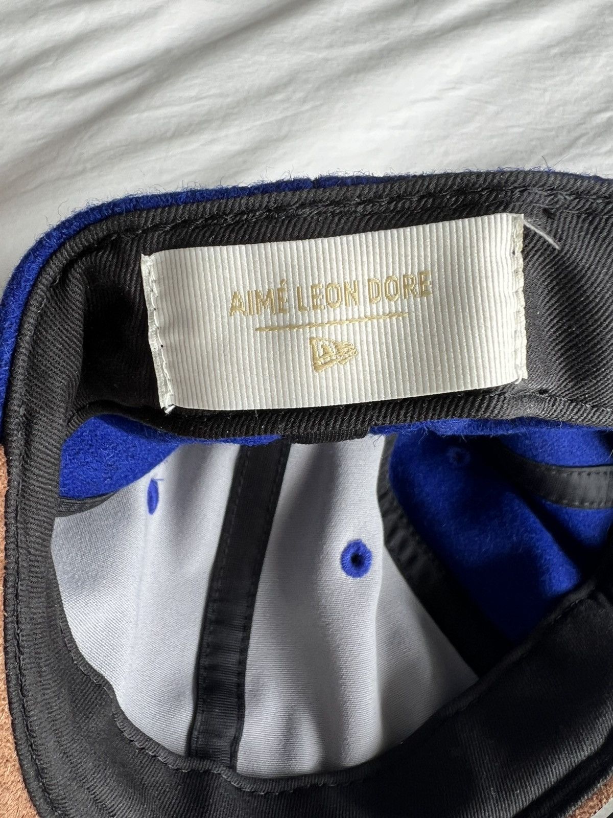 Aime Leon Dore Aimé Leon Dore New Era Melton Wool/ Suede Mets Hat Size ONE SIZE - 4 Thumbnail