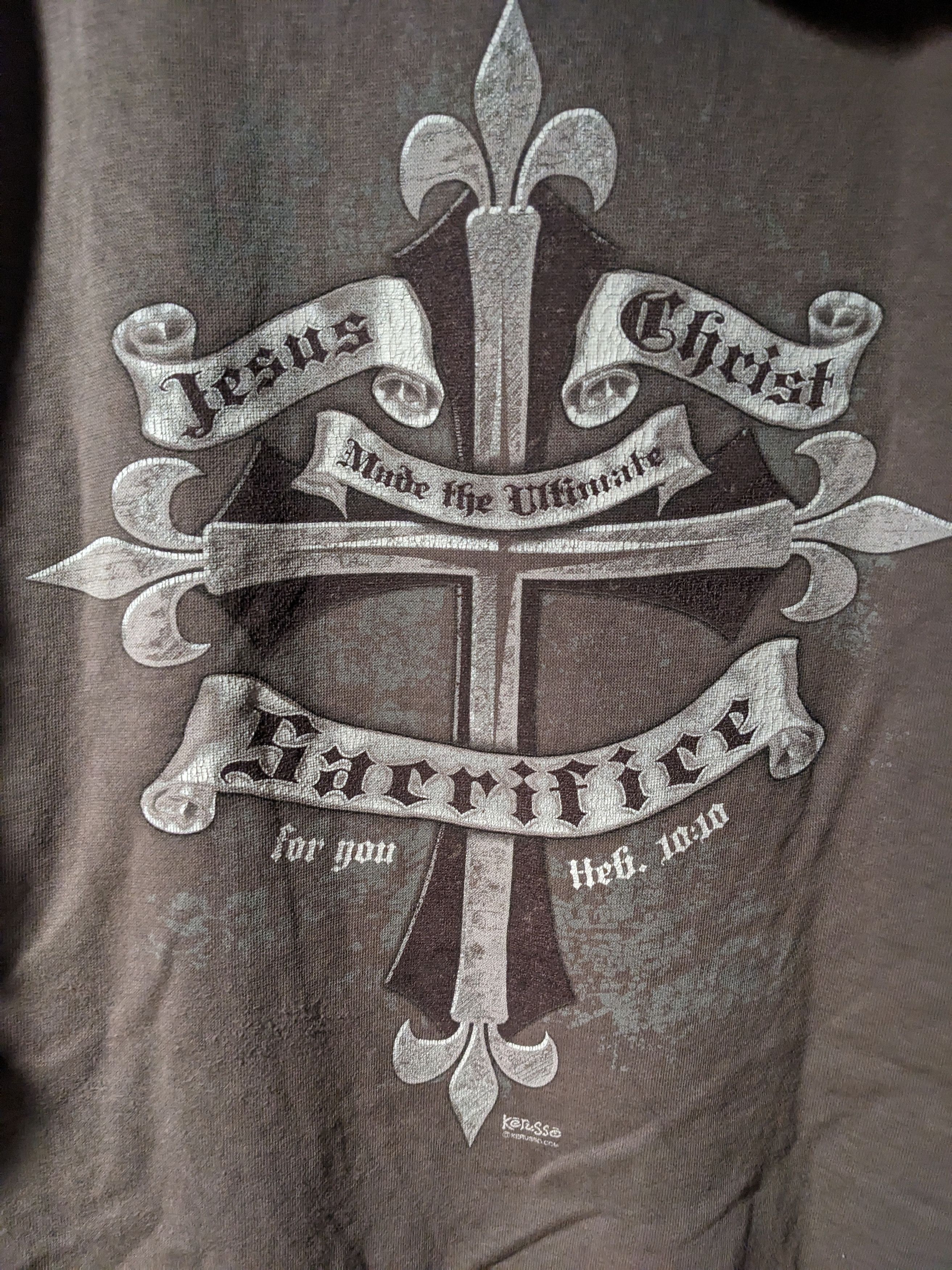 True Religion Vintage Y2K Religion Jesus Christ DISTRESSED X-Large Hoodie Size US XL / EU 56 / 4 - 13 Thumbnail