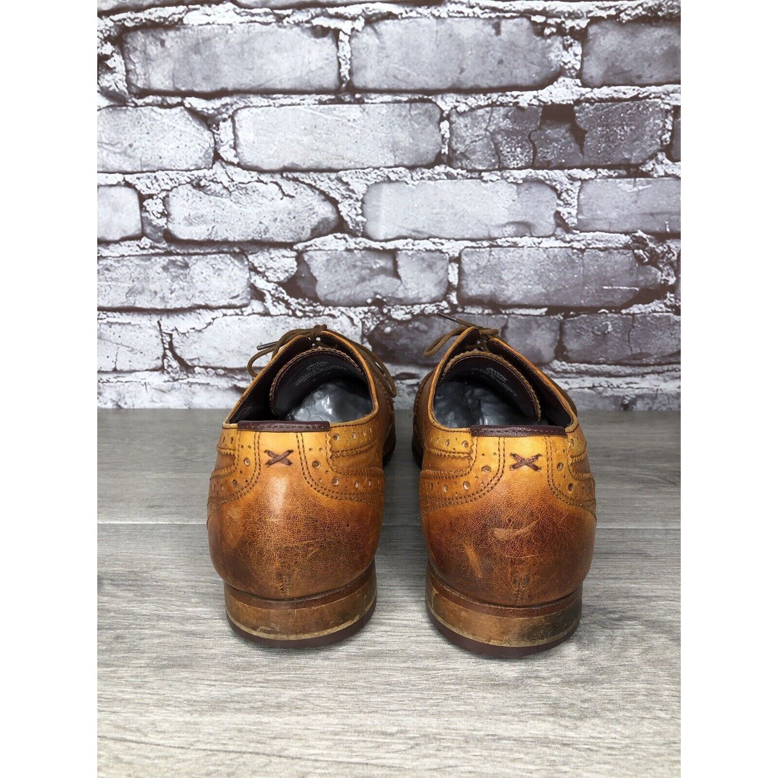 Ted Baker Ted Baker London Gryene Chili Brown Leather Derby Wingtip Ox Size US 12 / EU 45 - 4 Thumbnail