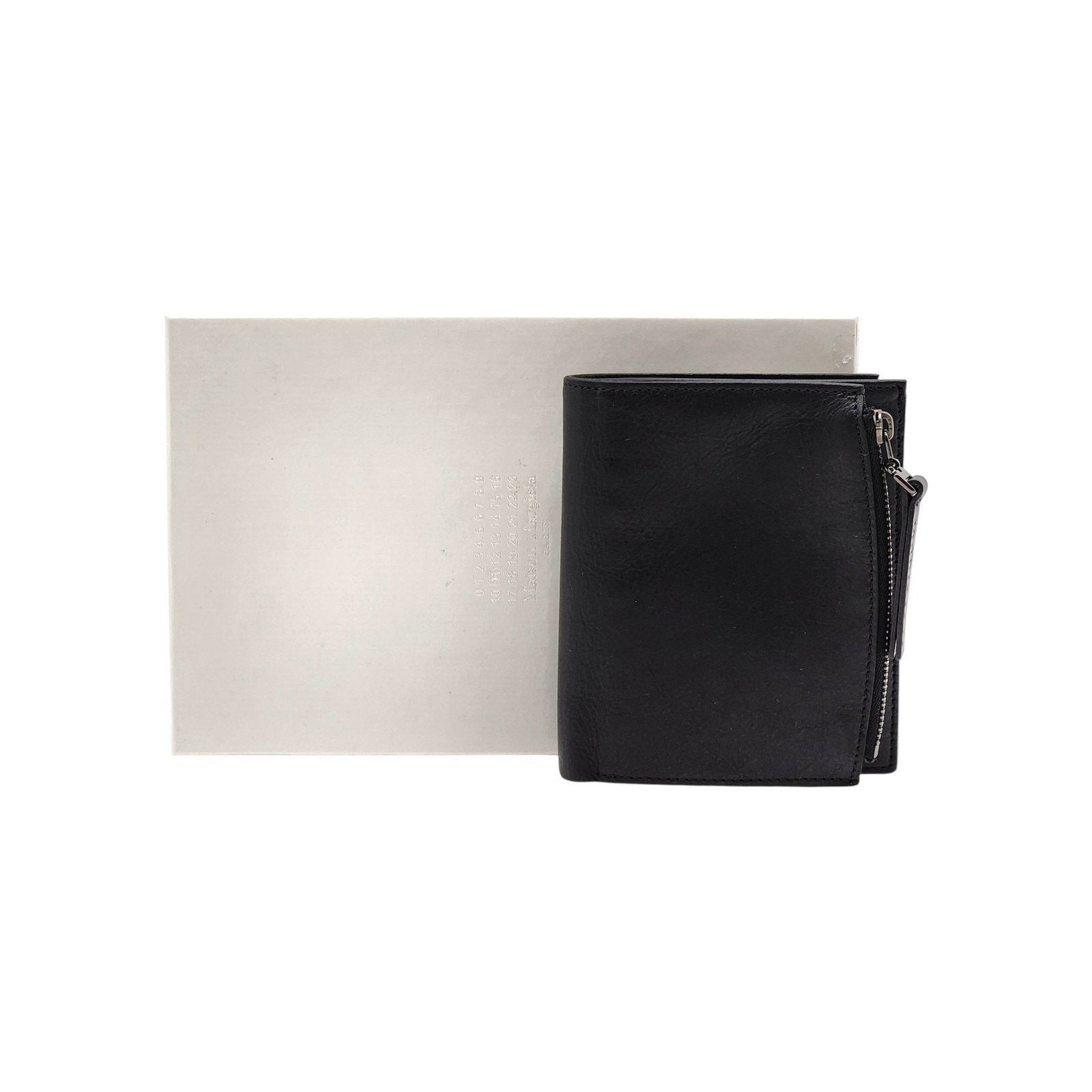 Maison Margiela Line 11 Leather Bifold Wallet Black - New Size ONE SIZE - 2 Thumbnail