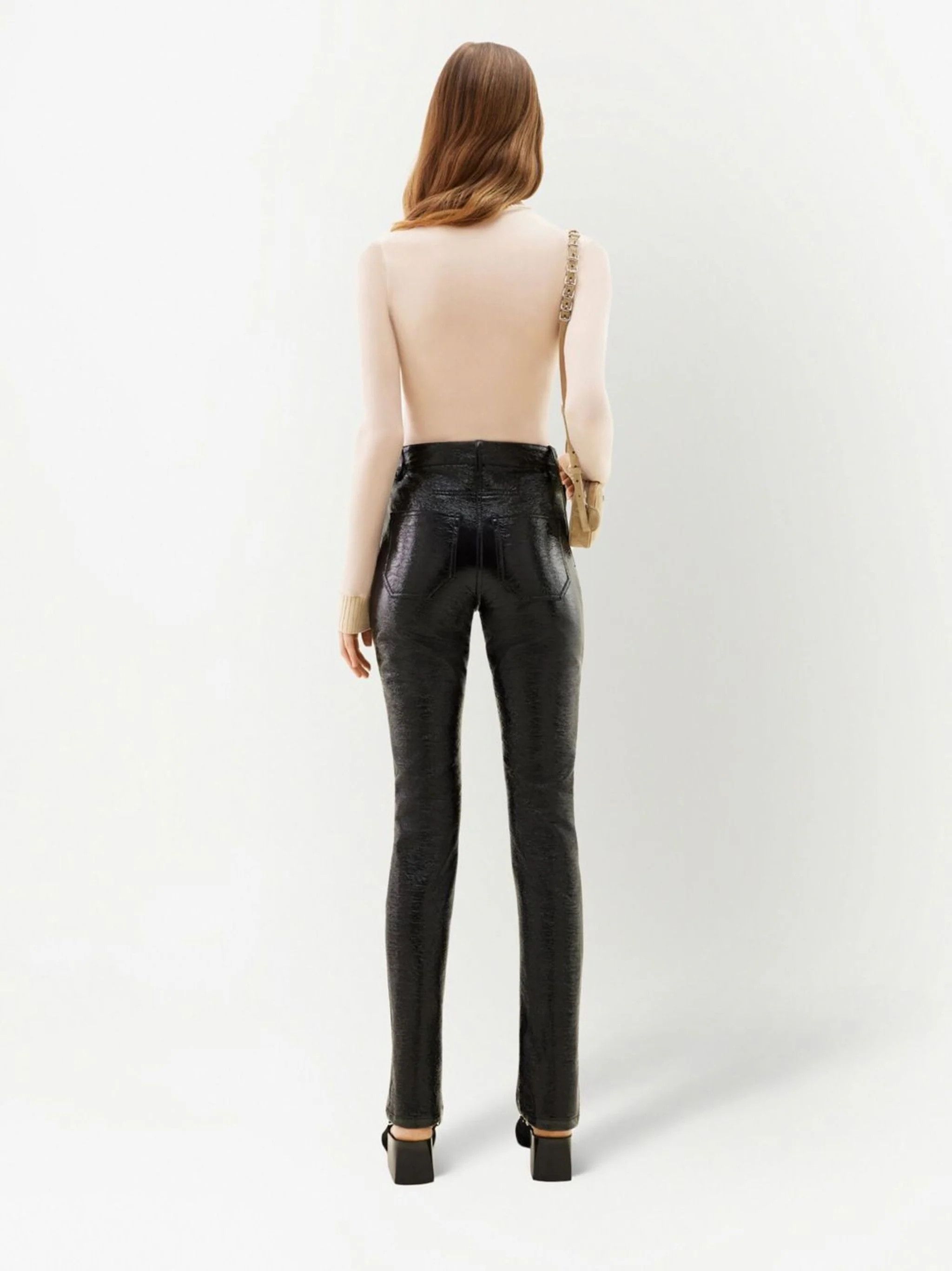 Courreges o1mle0524 Long Sleeve Top in Beige Size XS / US 0-2 / IT 36-38 - 4 Thumbnail