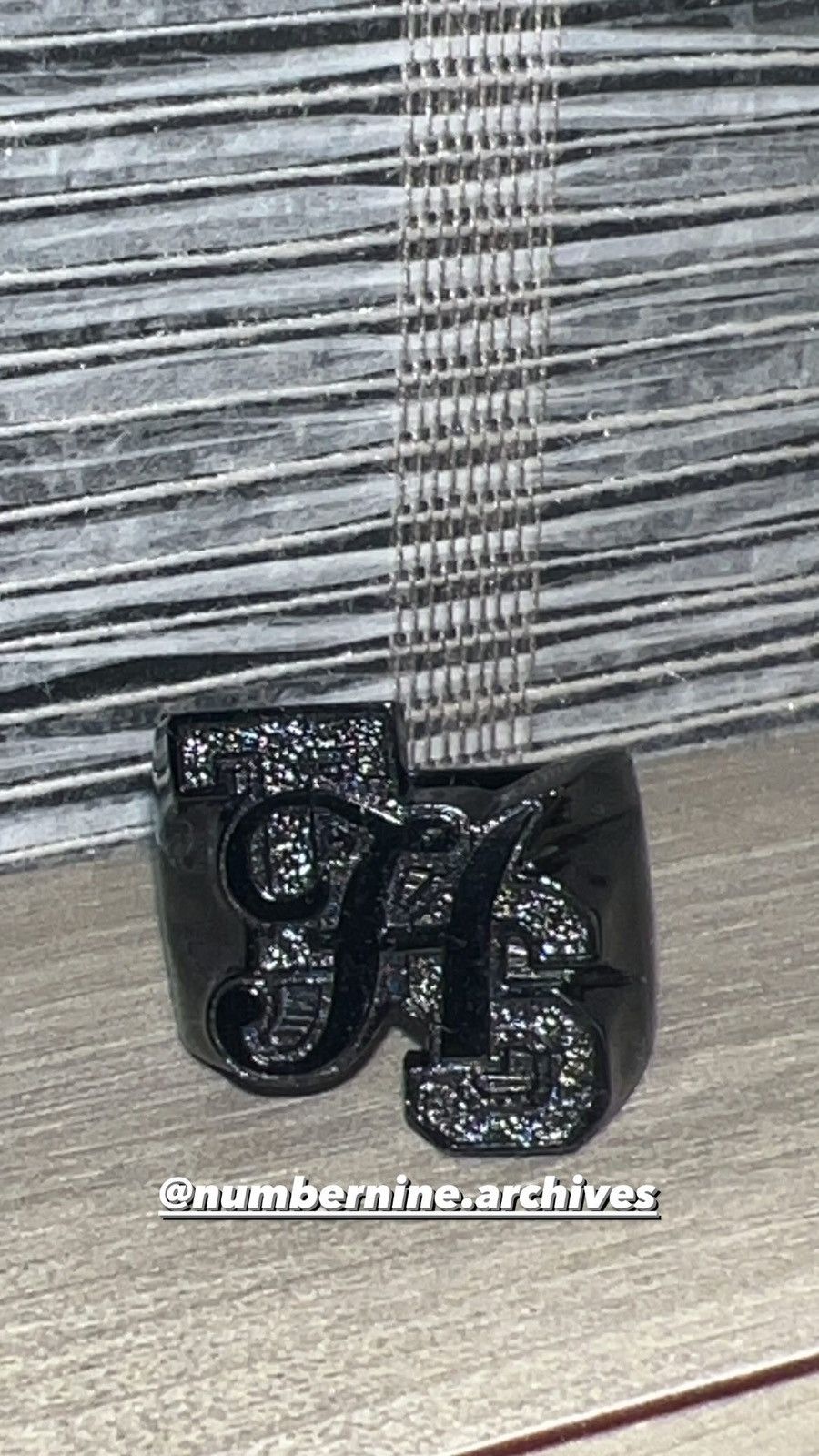 Number (n)ine 05AW THS期　H Logo Ring Number (n)ine 05AW THS期 H Logo Ring - メルカリ