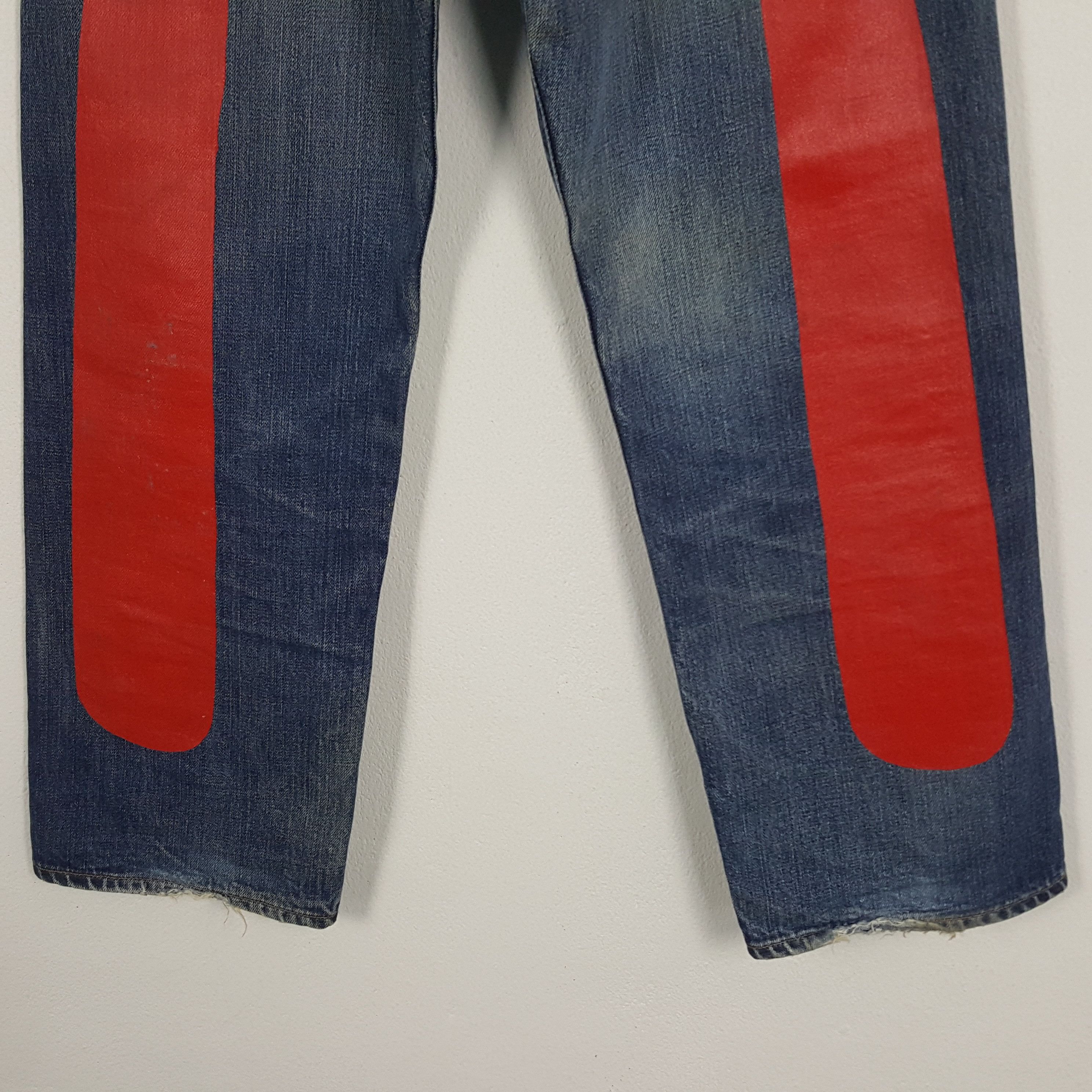Evisu × Japanese Brand × Vintage Vintage Evisu Japanese Brand Daicock Custom Selvedge Jeans Size US 27 - 3 Thumbnail