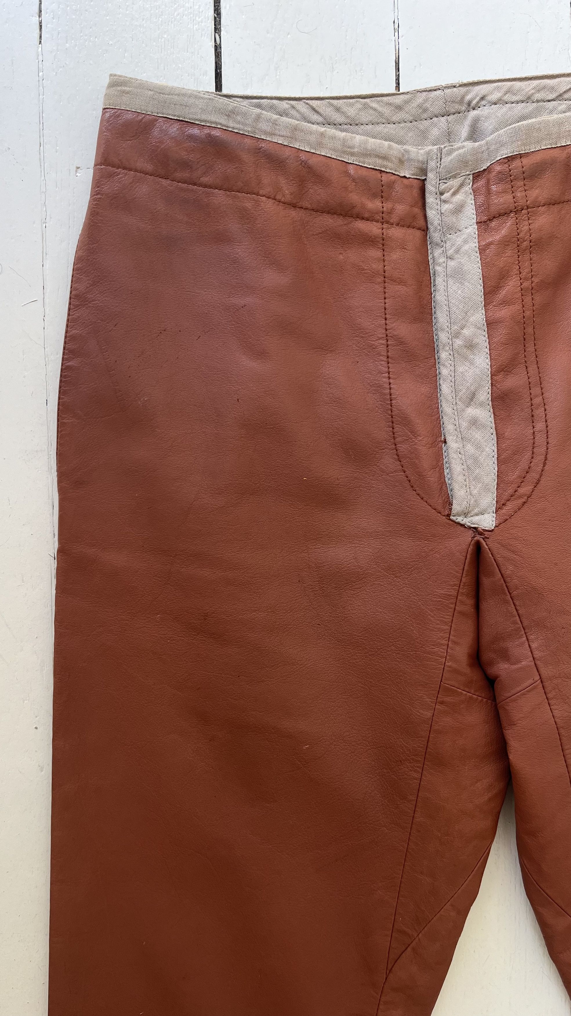 Carol Christian Poell Carol Christian Poell flared leather trousers size 44 men's Size US 28 / EU 44 - 3 Thumbnail