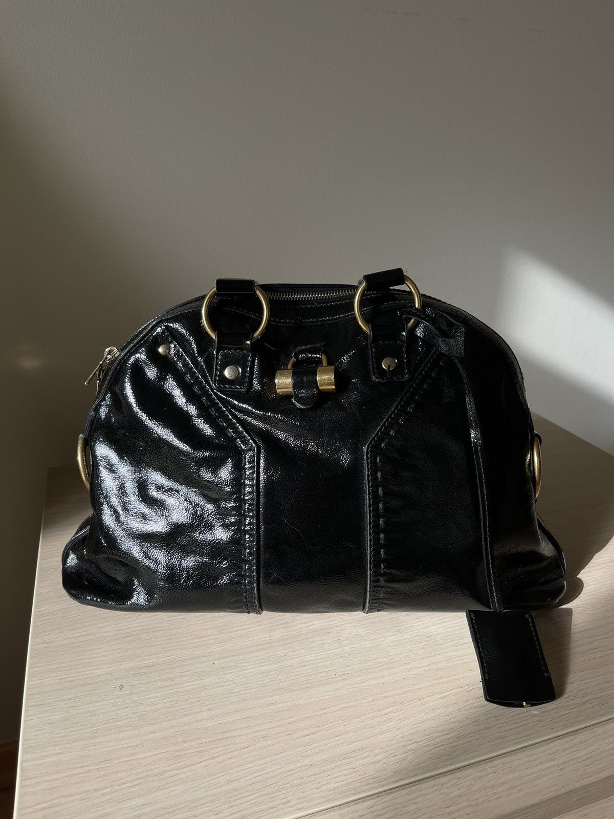 image of YVES Saint Laurent YSL Muse Bag in Black, Women's