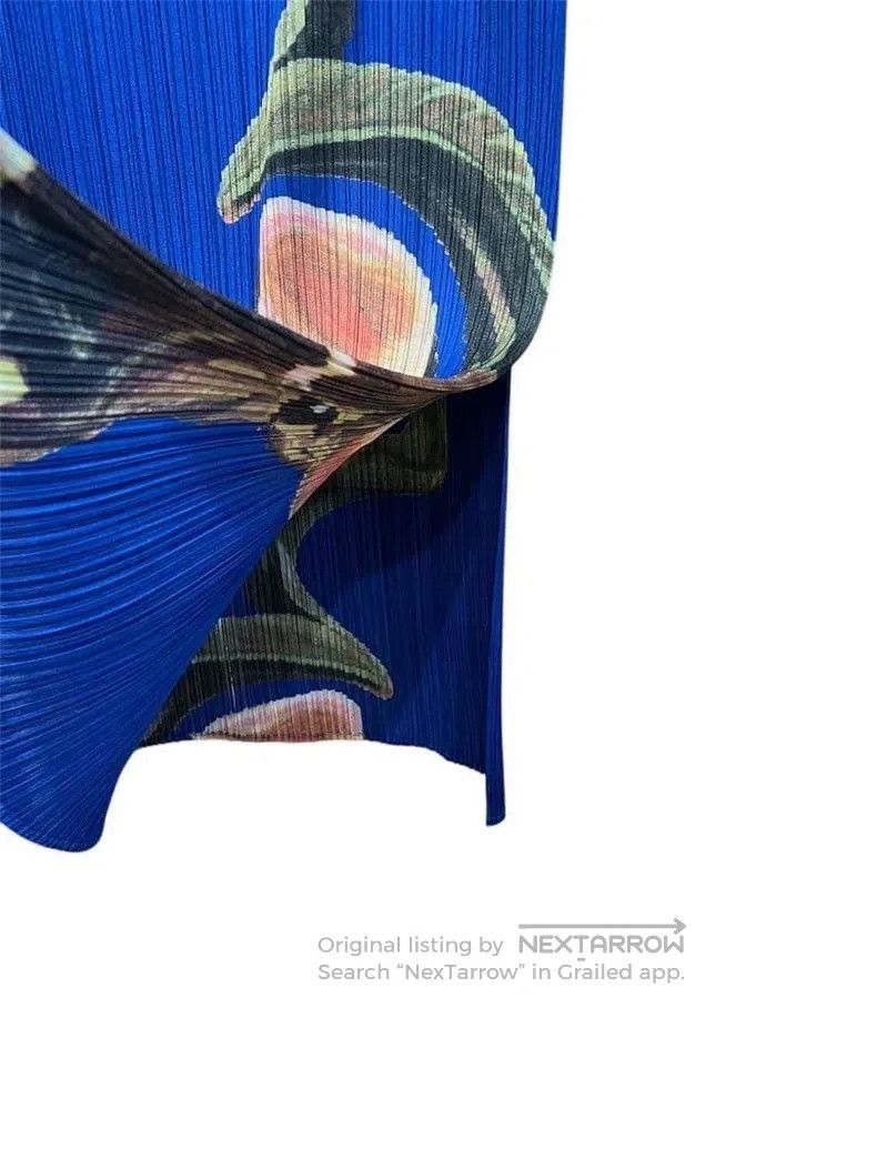 Issey Miyake Issey Miyake Blue Short Sleeve Size L / US 10 / IT 46 - 4 Thumbnail