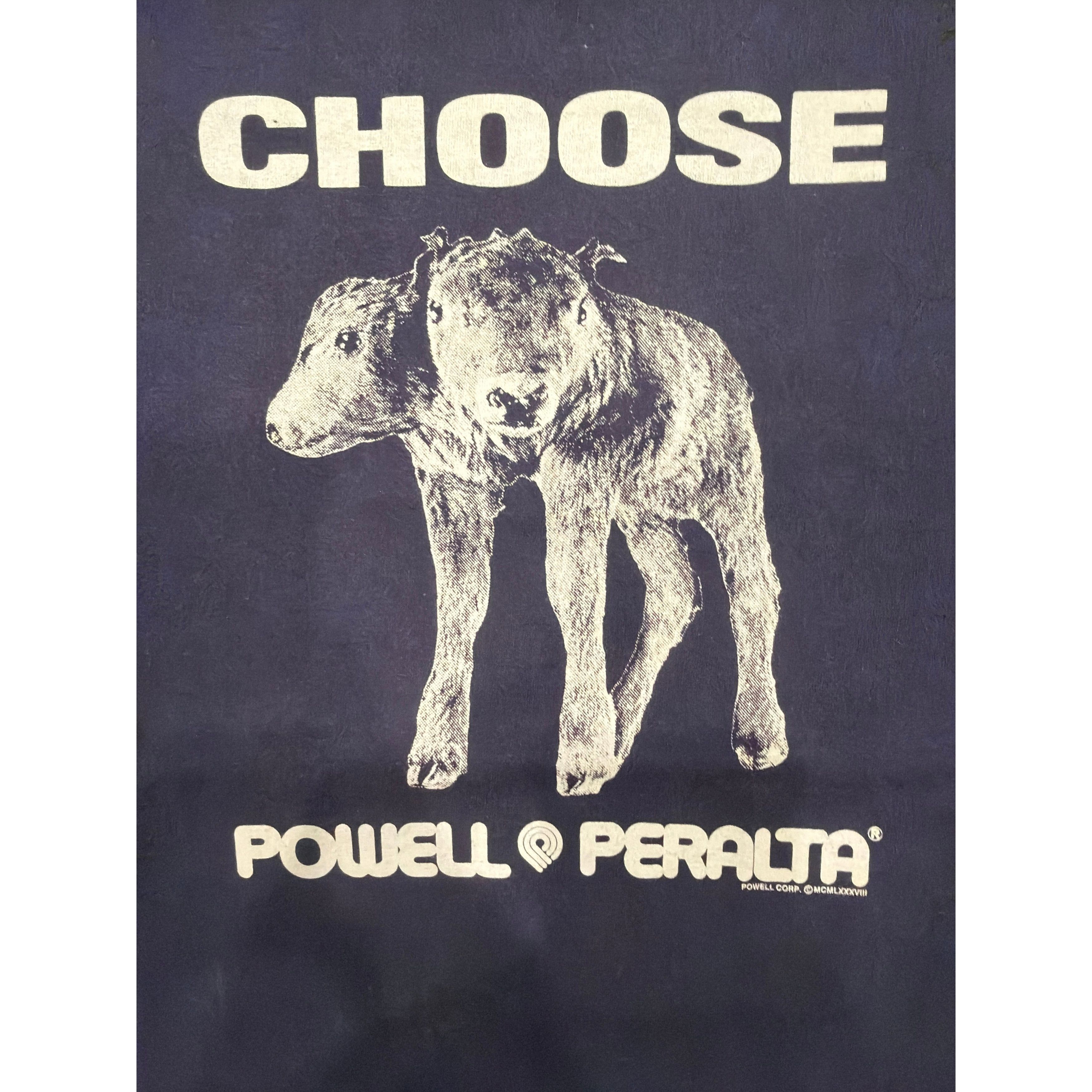 Other 00s Powell Peralta Two Headed Goat Lamb Art Blue Large T-Shi Size US L / EU 52-54 / 3 - 5 Thumbnail