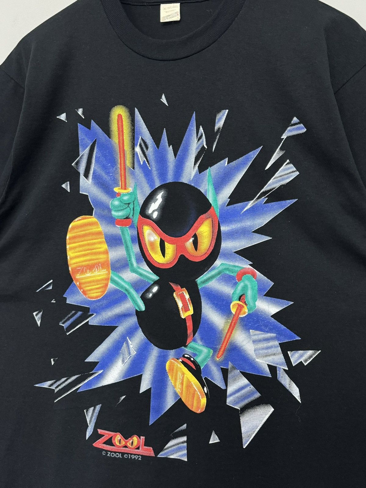 The Game × Vintage Vintage Zool Ninja of the Nth Dimension 1992 T-shirt Size US XL / EU 56 / 4 - 2 Thumbnail