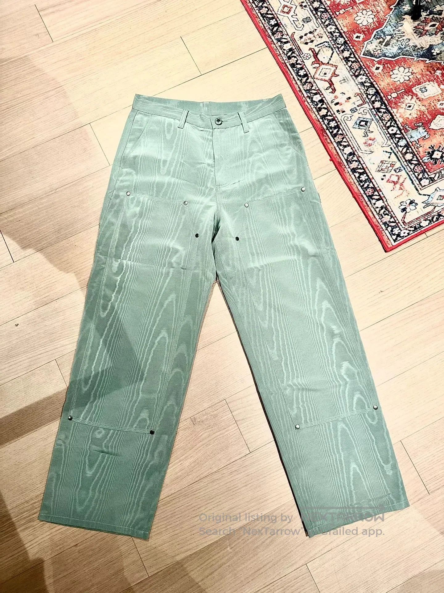 Brain Dead Brain Dead Metallic Nylon Double Knee Cargo Pants. Size US 30 / EU 46 - 1 Thumbnail
