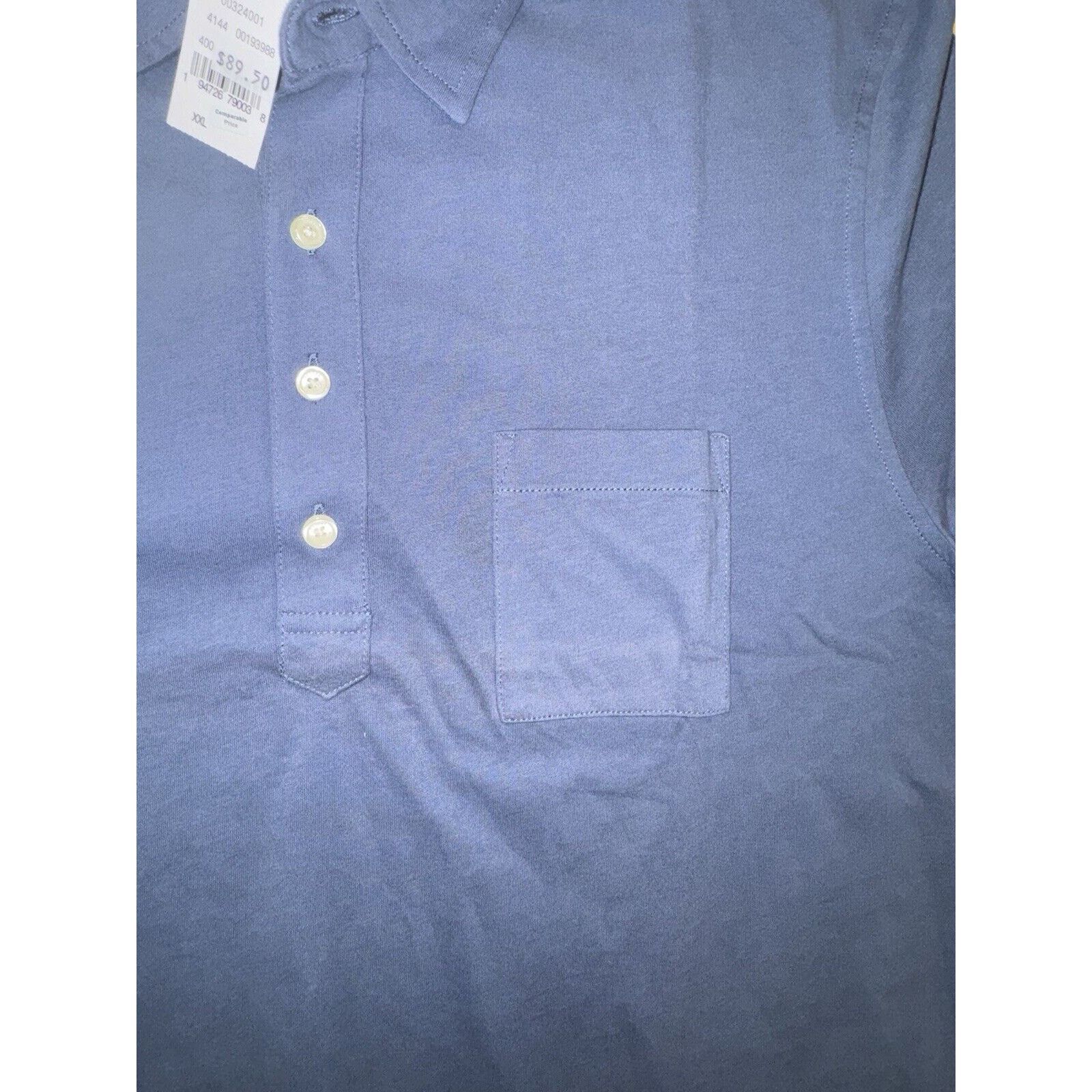 Brooks Brothers Brooks Brothers Polo Shirt Blue 93986 Brand New Slim Fit XL Size US XL / EU 56 / 4 - 3 Thumbnail