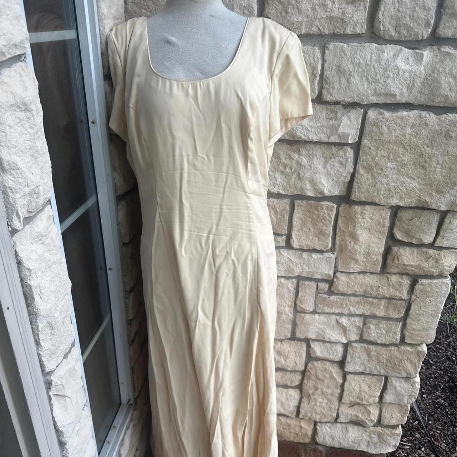 Other vintage 80s maxi dress with a bow, #maxidress Size L / US 10 / IT 46 - 2 Thumbnail
