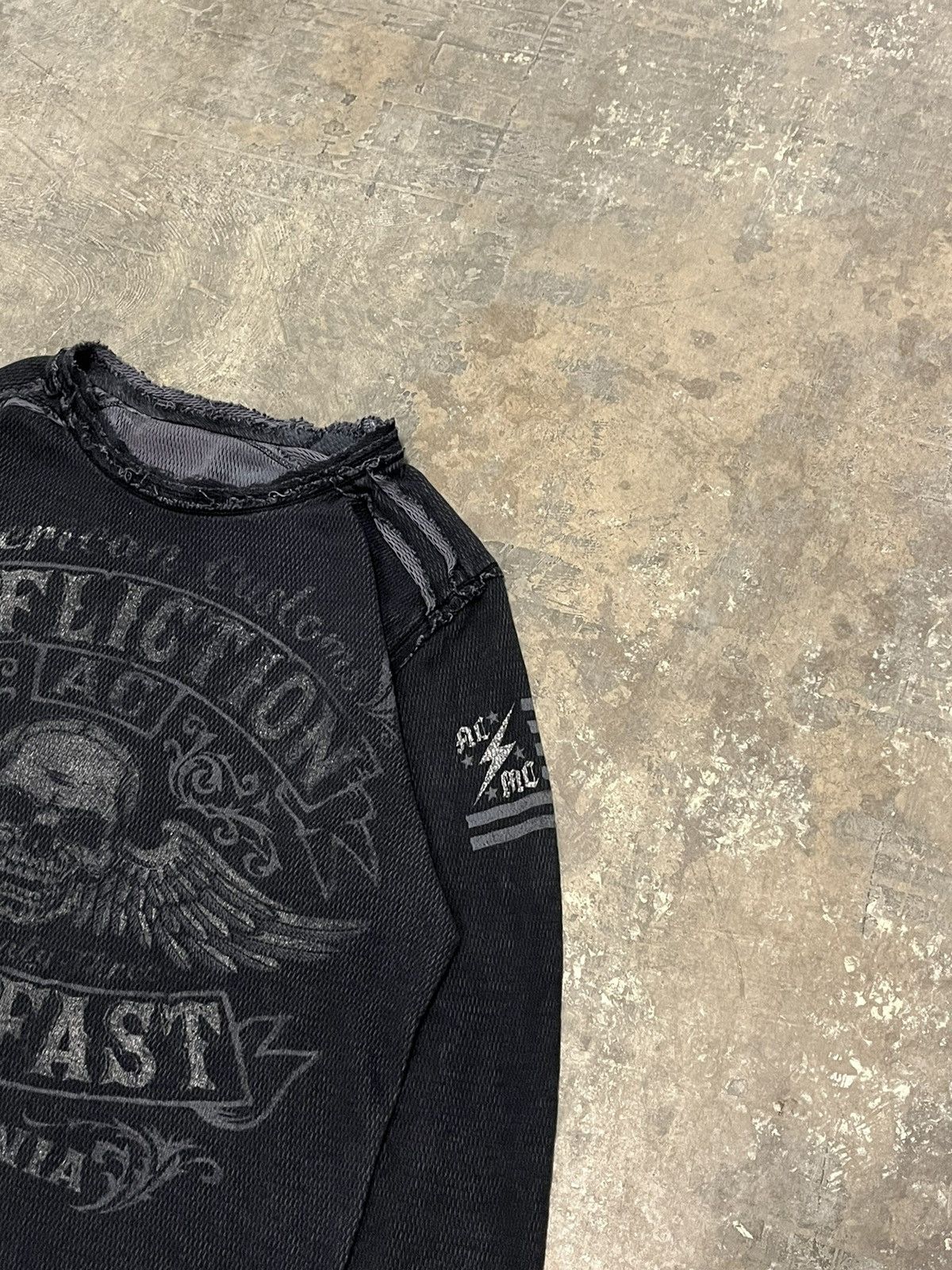 Affliction Affliction thermal long-sleeve grunge y2k opium cybery2k Size US L / EU 52-54 / 3 - 6 Thumbnail