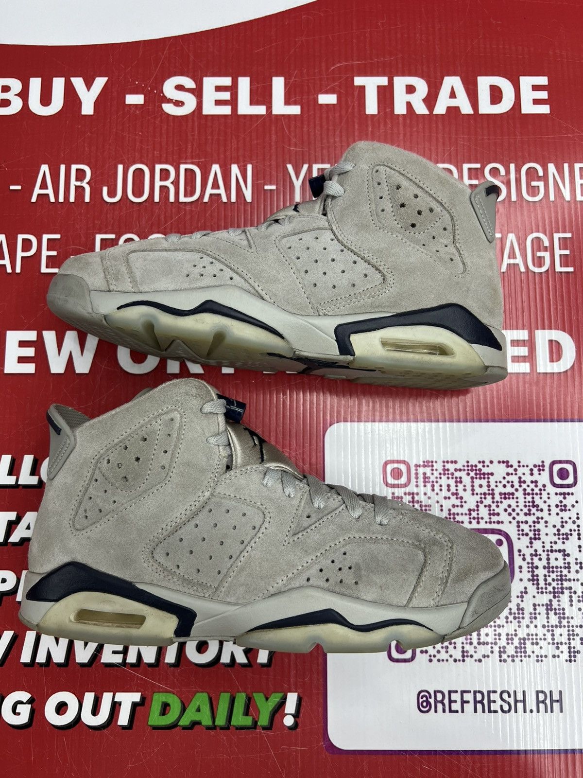 Jordan Brand Air Jordan 6 Georgetown Size 7y Size US 7 / EU 40 - 2 Thumbnail