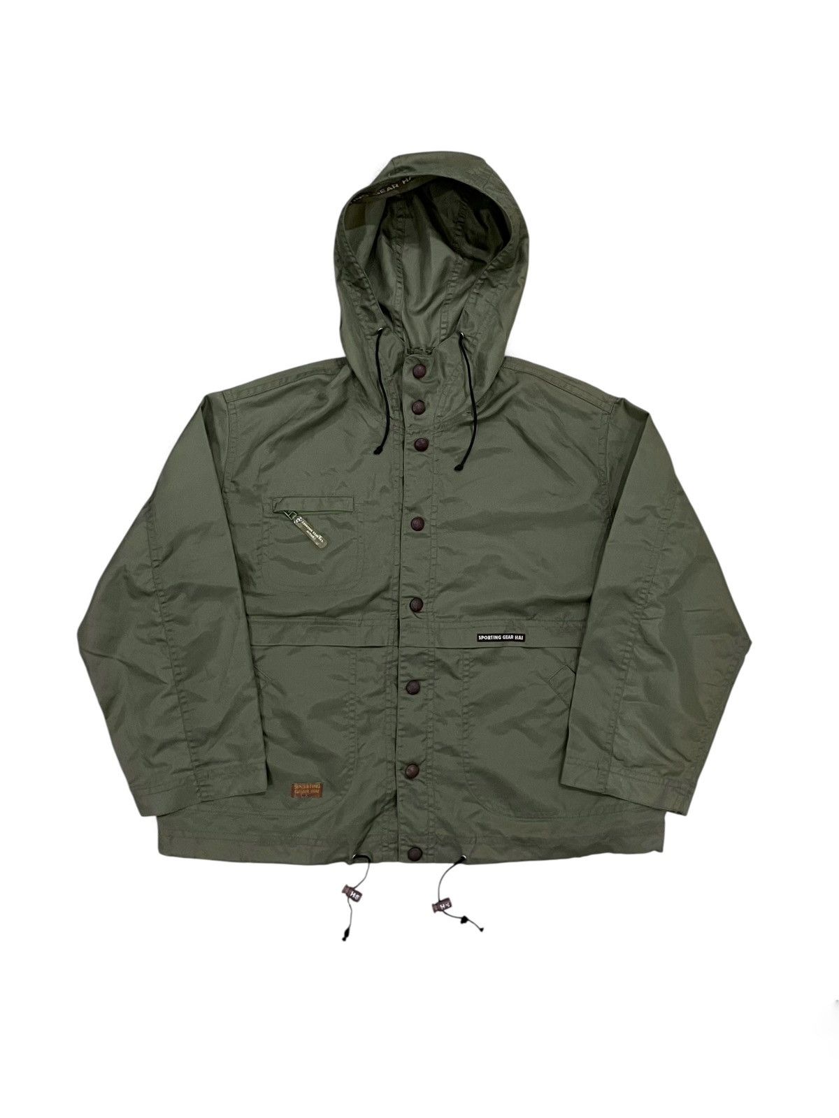 Issey Miyake 1990s Issey Miyake HAI Sporting Gear Military Hooded jacket Size US M / EU 48-50 / 2 - 2 Thumbnail