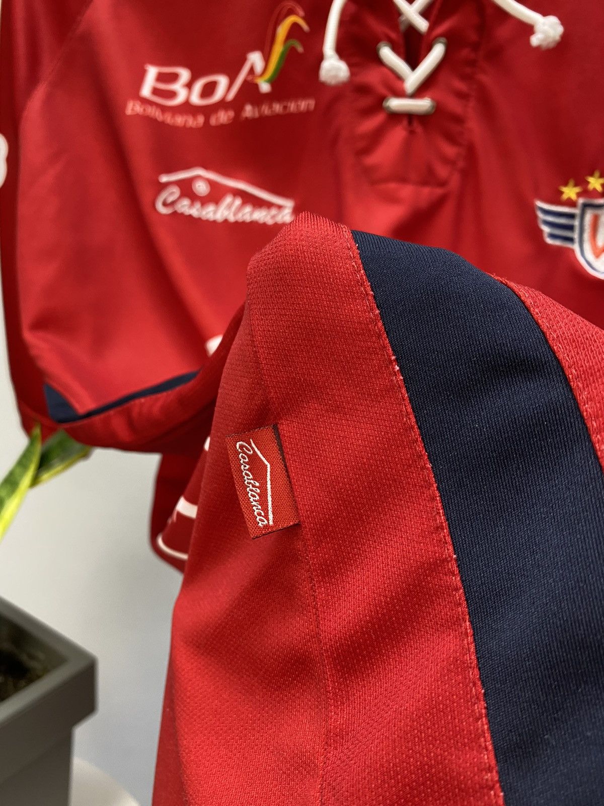 Vintage Jorge Wilstermann #14 Home Soccer Jersey 2014 2015 Bolivian Size US L / EU 52-54 / 3 - 16 Thumbnail