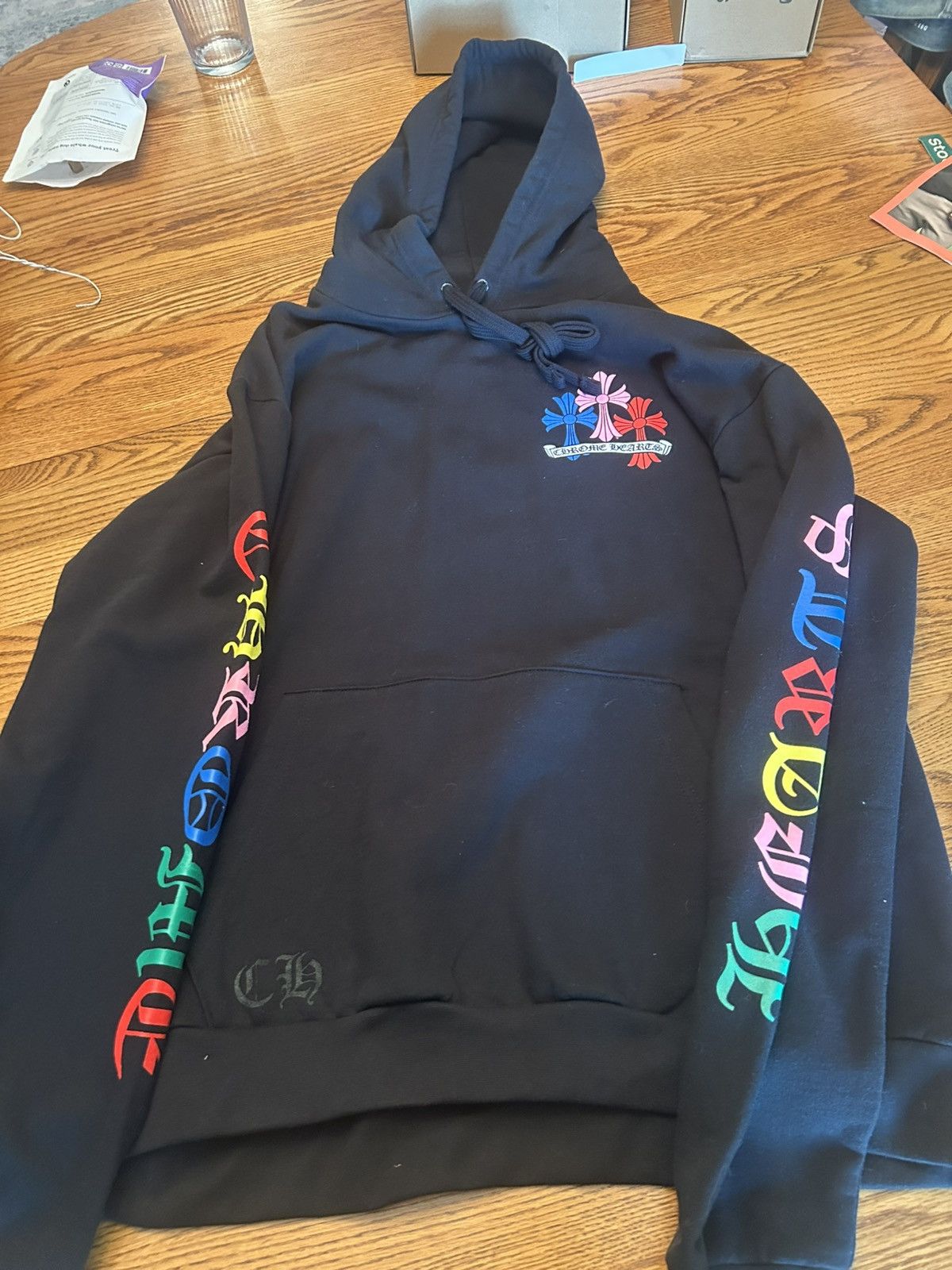 Chrome Hearts CH Multicolor Cemetery Cross Pullover Size US XL / EU 56 / 4 - 1 Thumbnail