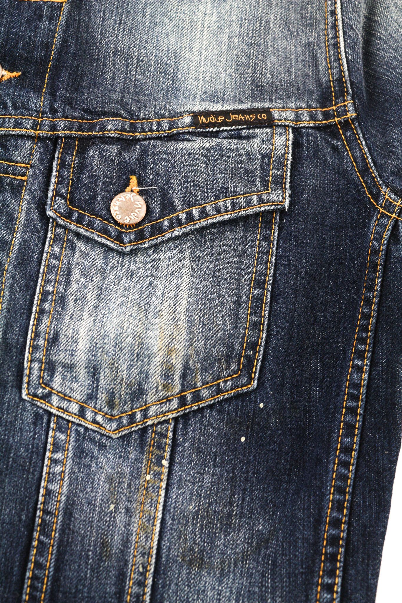 Nudie Jeans TERRY XS Vintage Worn Denim Jacket 81073 Size US XS / EU 42 / 0 - 6 Thumbnail