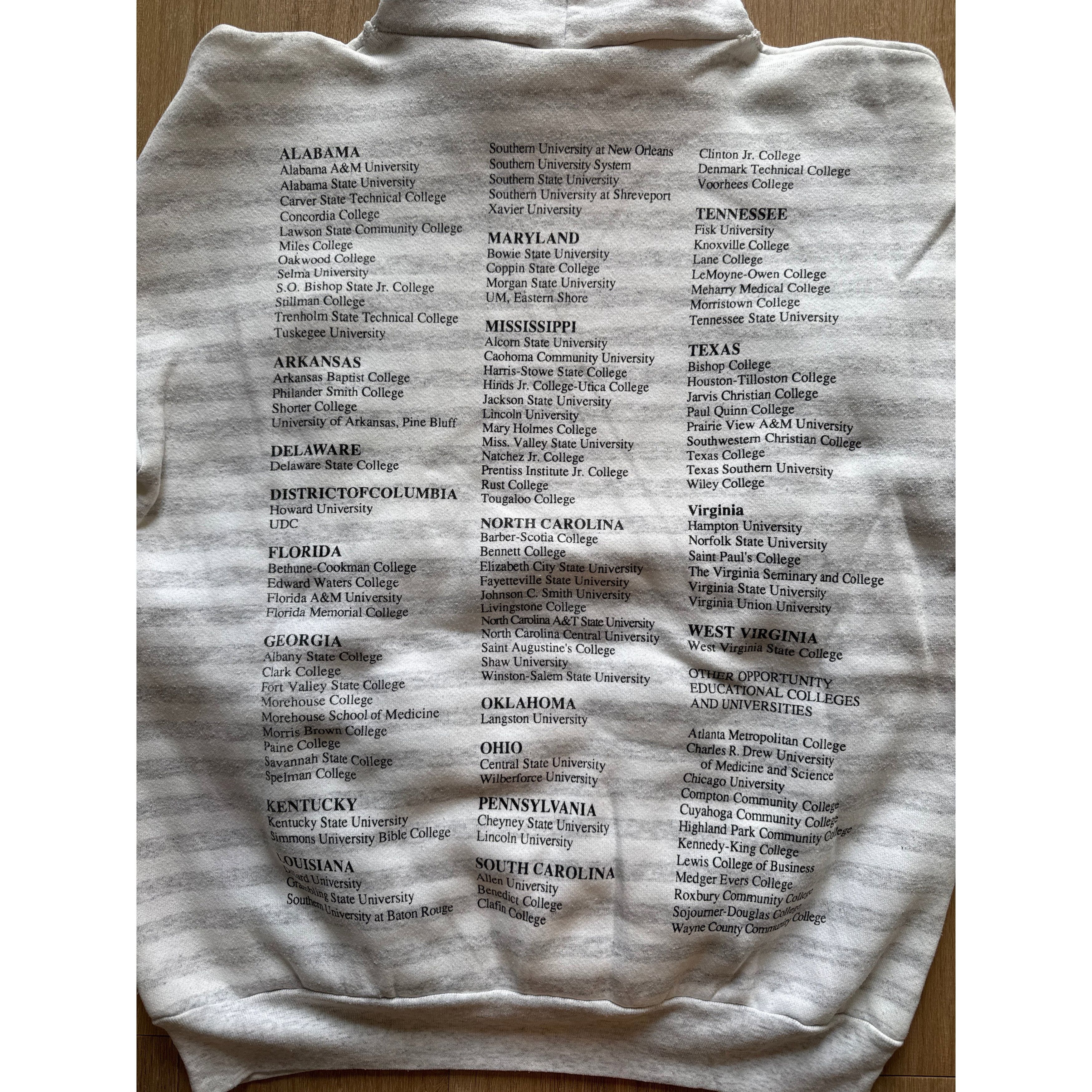Vintage Vintage University Of African American HBCU Hoodie Size US XL / EU 56 / 4 - 9 Thumbnail