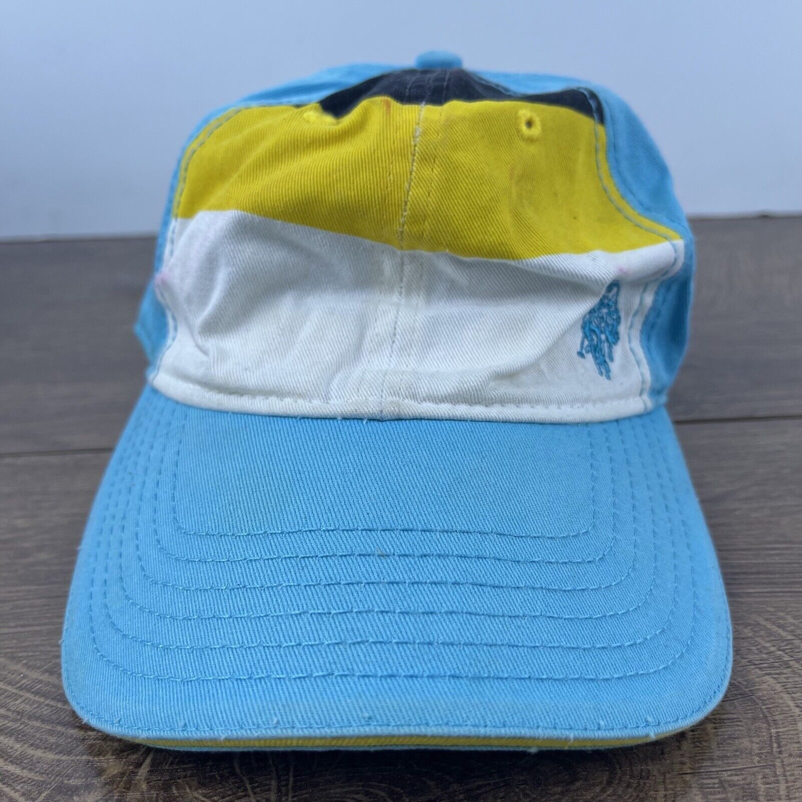 Other US Polo Assn. Hat Yellow Light Blue Adjustable Hat Blue Adul Size ONE SIZE - 3 Thumbnail