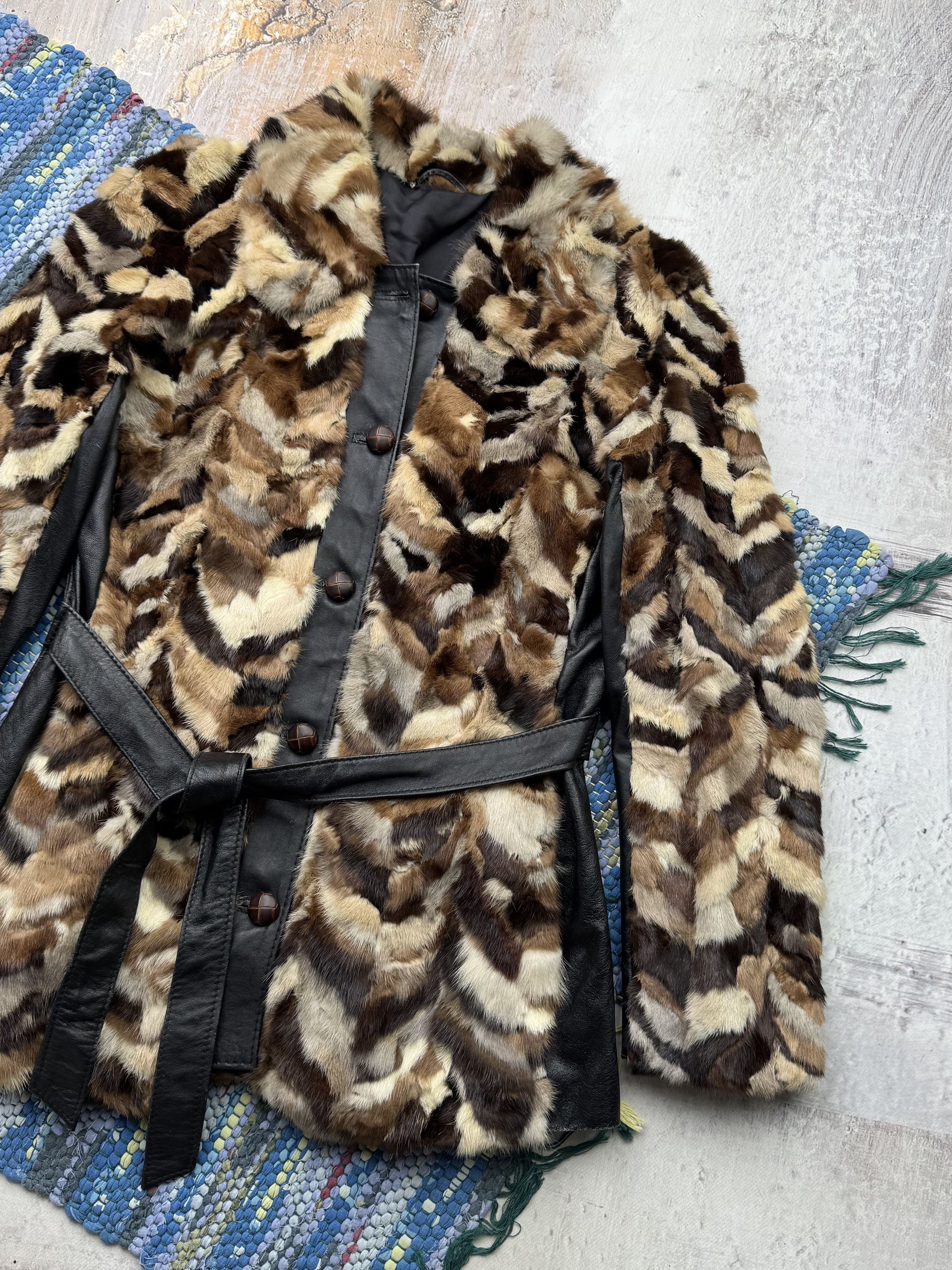 Vintage Vintage Hybrid Jacket With Real Fur and Leather A601D15 Size M / US 6-8 / IT 42-44 - 3 Thumbnail