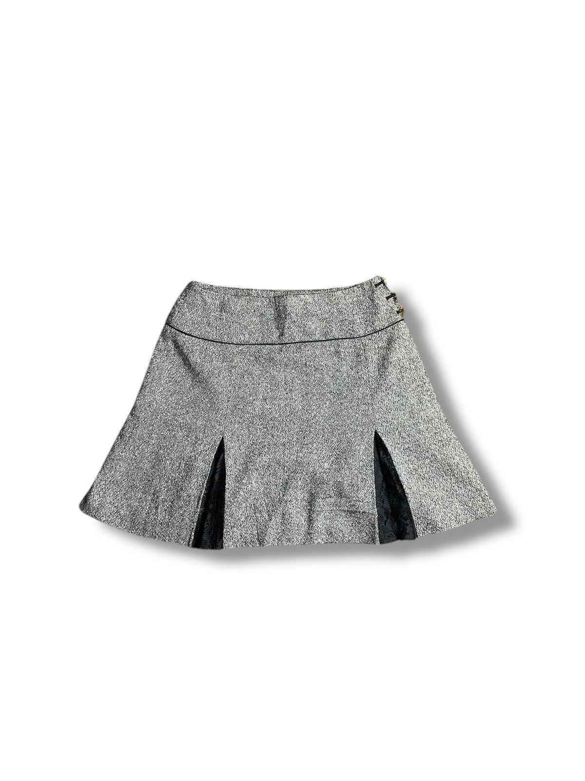 Japanese Brand × Vintage Nanashi Womens Mini Skirt Grey (26) Size 24" / US 00 / IT 34 - 1 Thumbnail