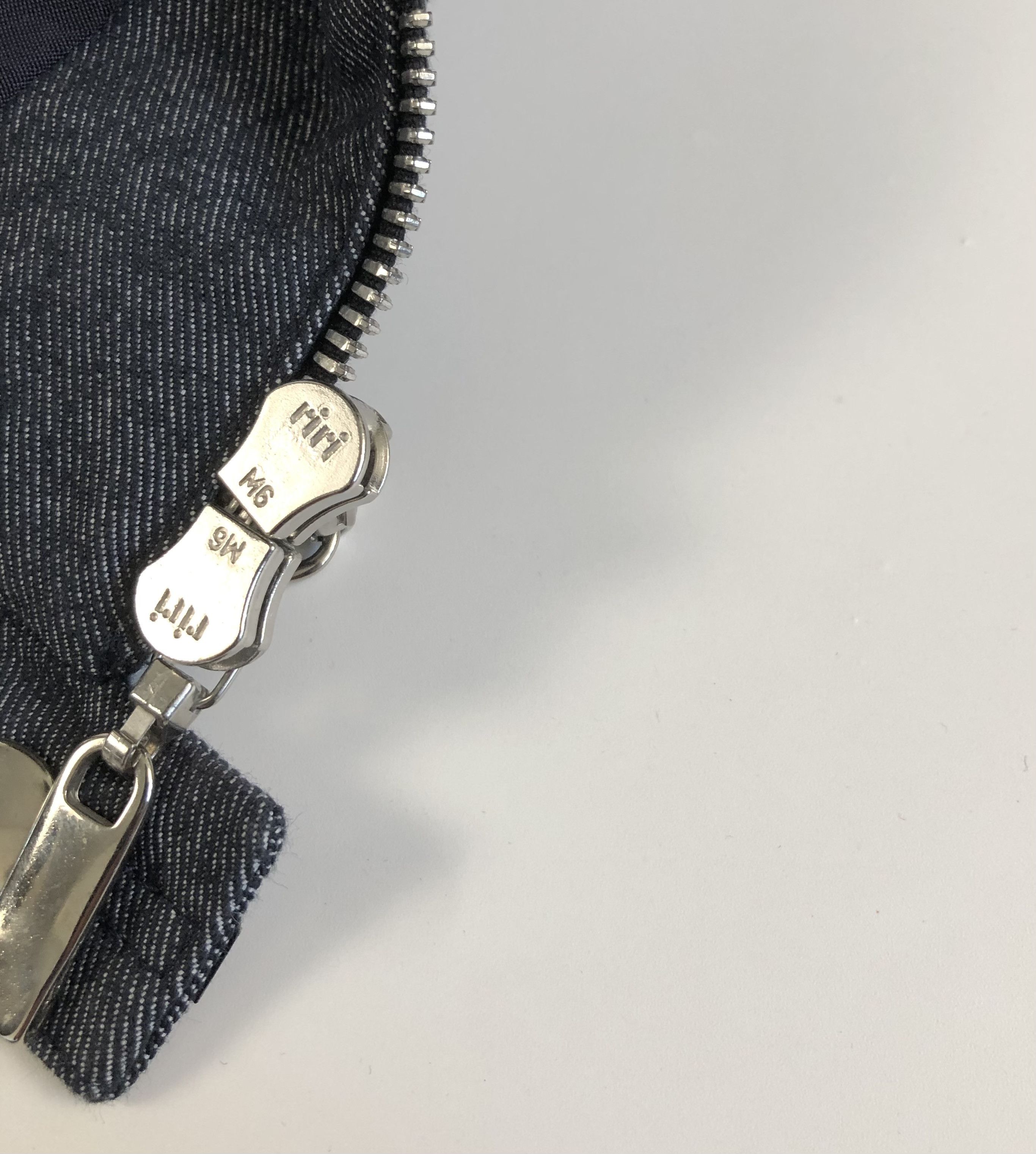 Other Guy Fulop Denim with Leather Stripes Jacket Size L / US 10 / IT 46 - 9 Thumbnail