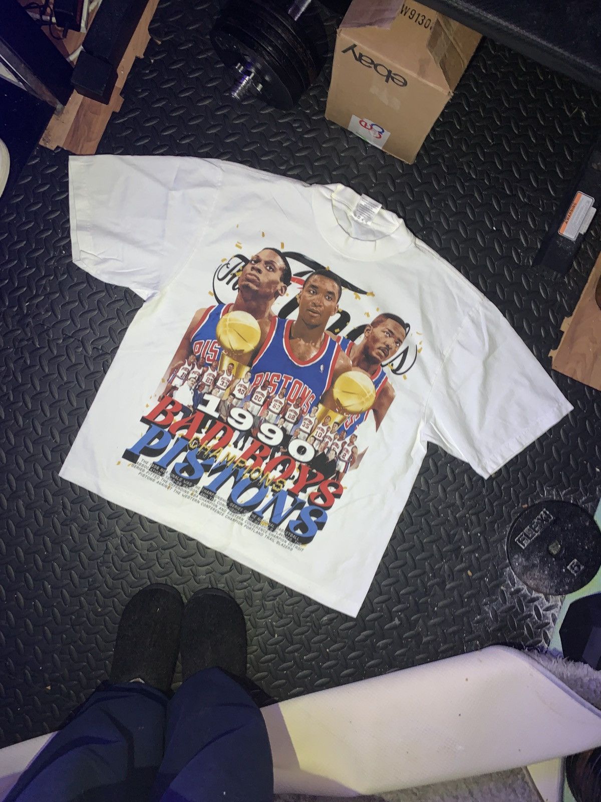 NBA Detroit Pistons NBA Rap Tee Size US XL / EU 56 / 4 - 5 Thumbnail