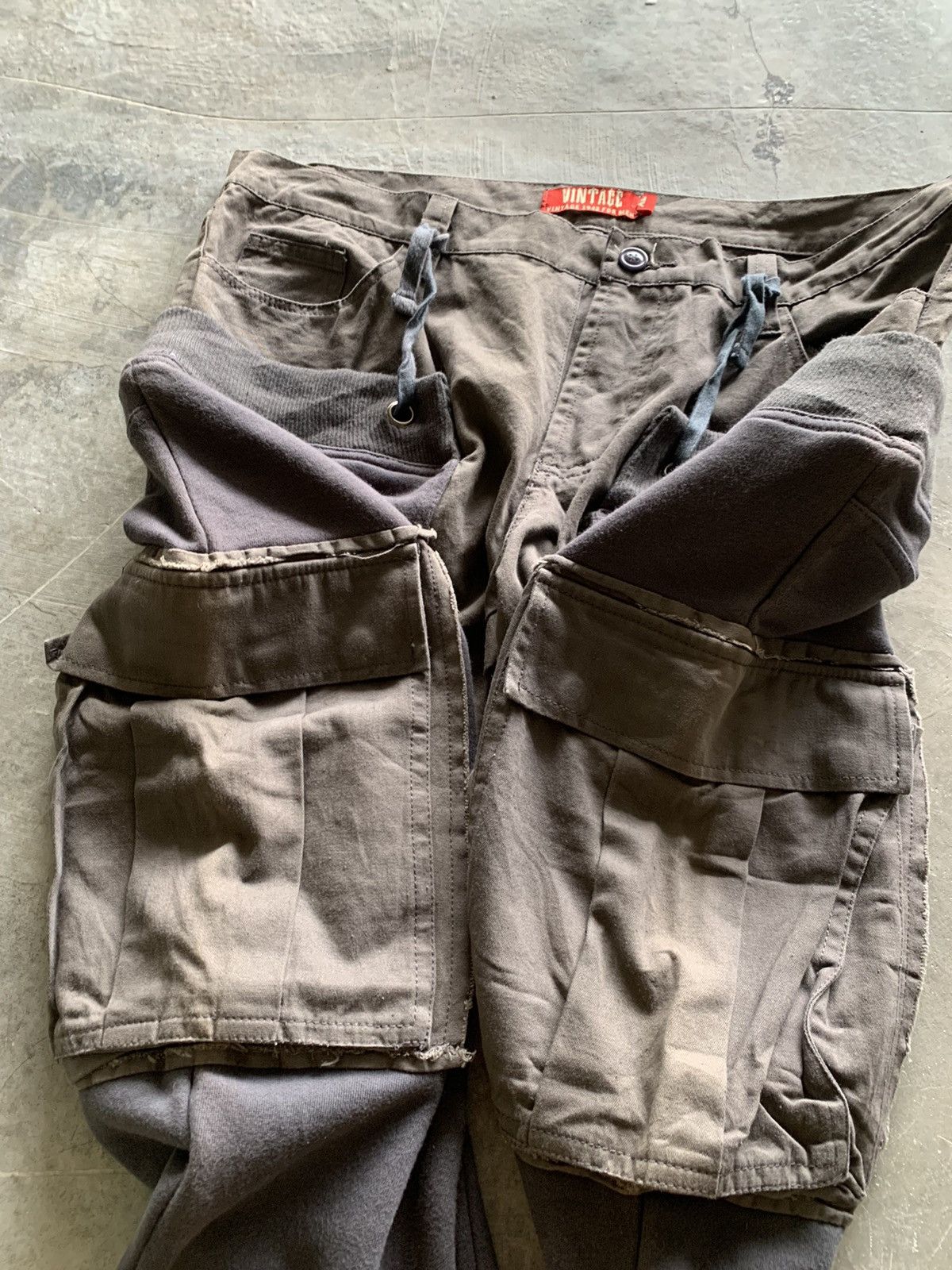 20471120 × Hysteric Glamour × Le Grande Bleu (L.G.B.) vintage hybrid cargo sweatpant punk army style Size US 37 - 9 Thumbnail