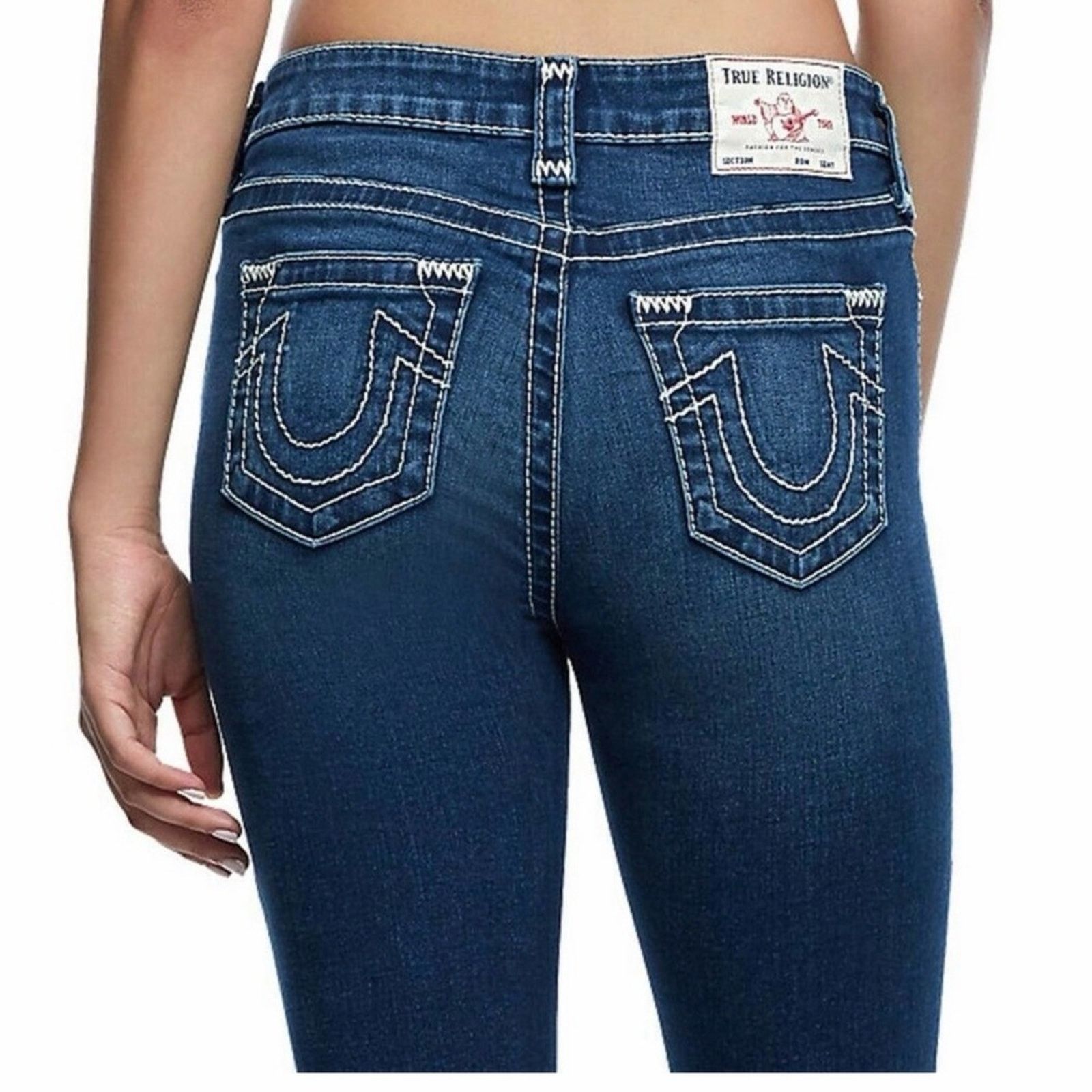 True Religion True Religion Halle Super T Skinny Fit Stretch Jeans.Size 26 Size 26" / US 2 / IT 38 - 1 Thumbnail