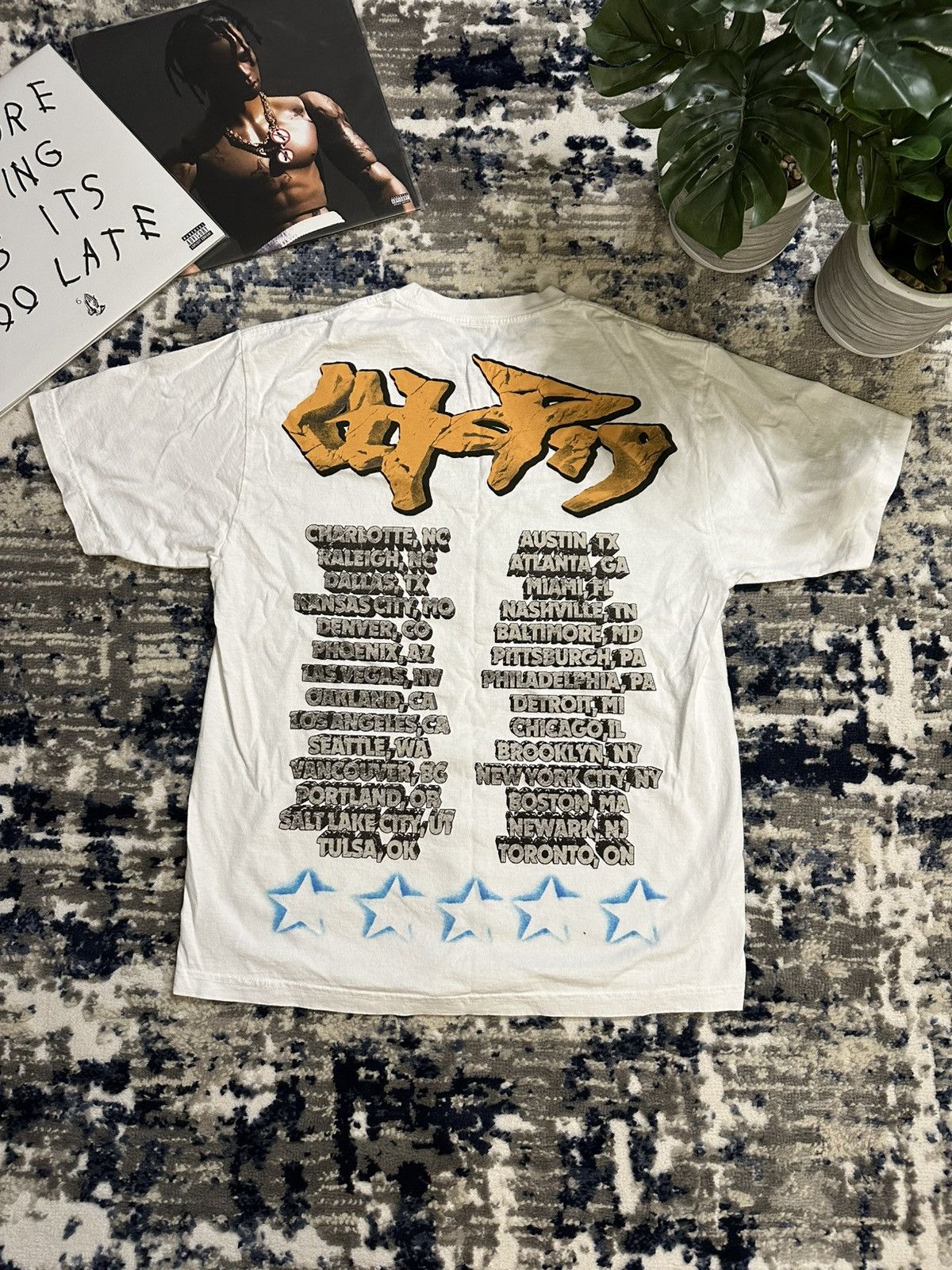 Travis Scott Travis Scott Utopia Tour Tee Size US L / EU 52-54 / 3 - 2 Thumbnail