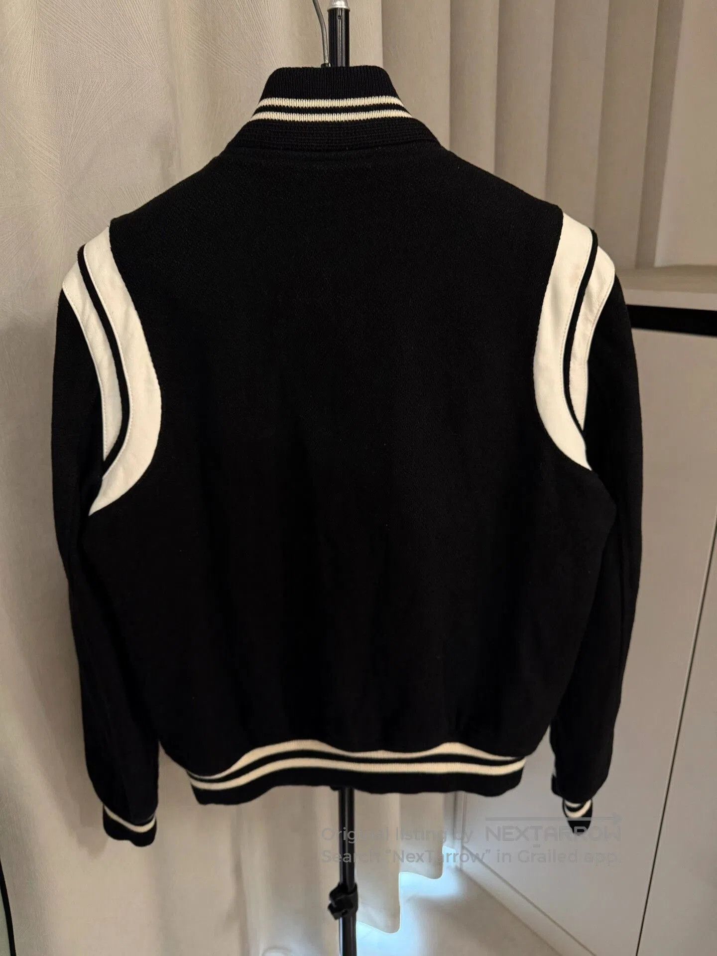 Saint Laurent Paris Saint Laurent 2017FW Black and White Bomber Jacket. Size US M / EU 48-50 / 2 - 3 Thumbnail