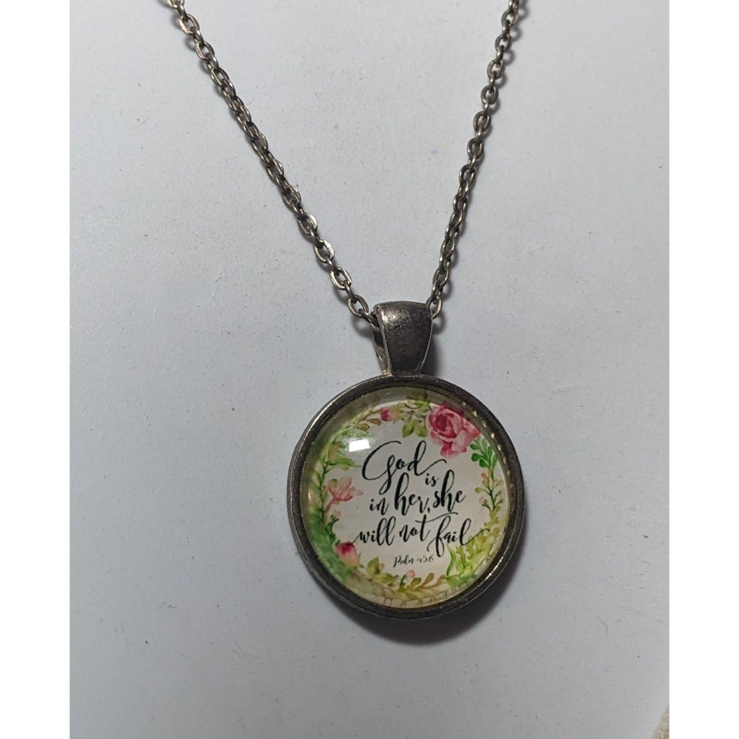 Other Religious Inspirational God Is In Her Pendant Necklace Size ONE SIZE - 7 Thumbnail