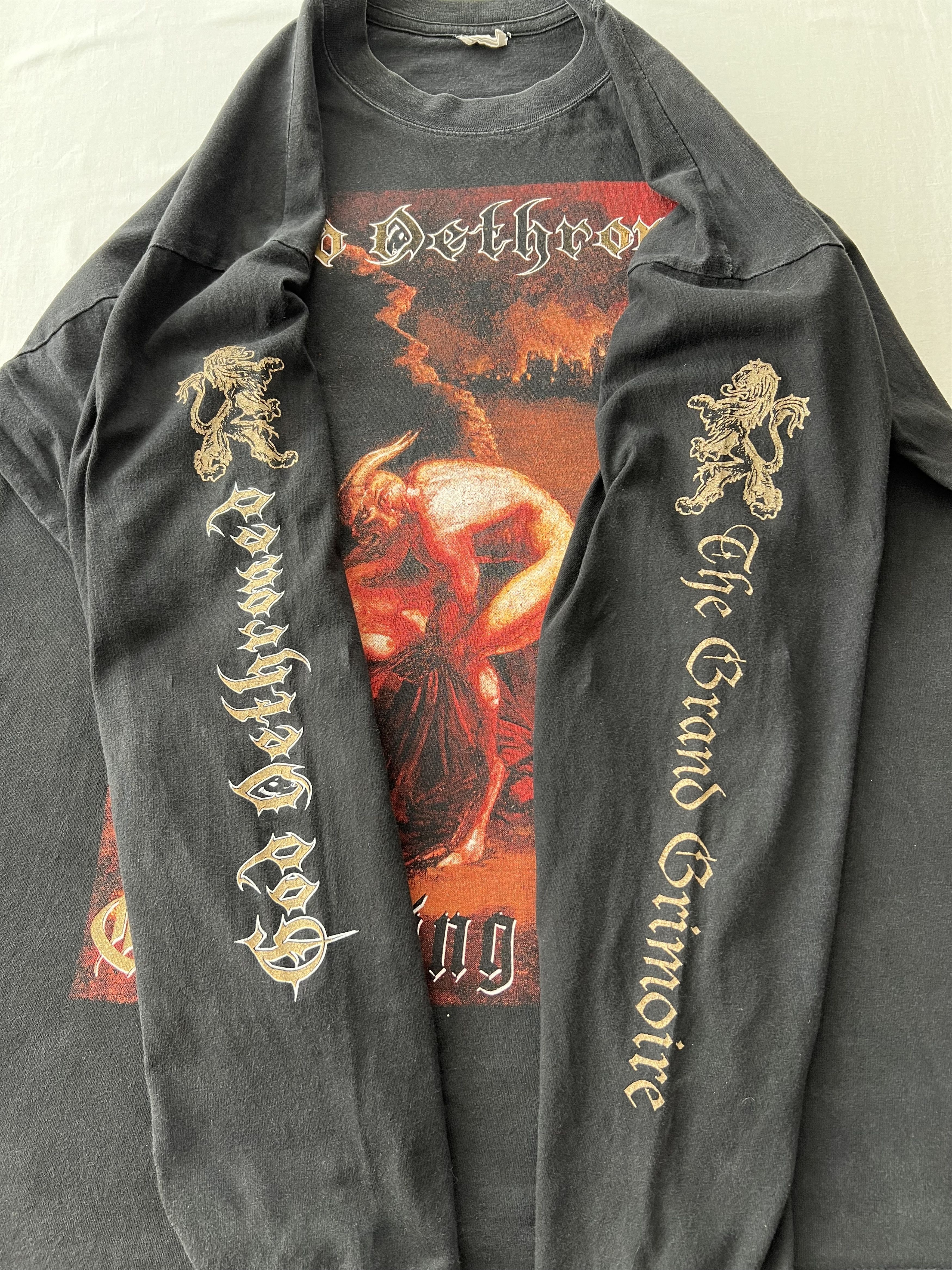 Band Tees Vintage 90s God Dethroned The Grand Grimoire Long Sleeve Size US XL / EU 56 / 4 - 10 Thumbnail