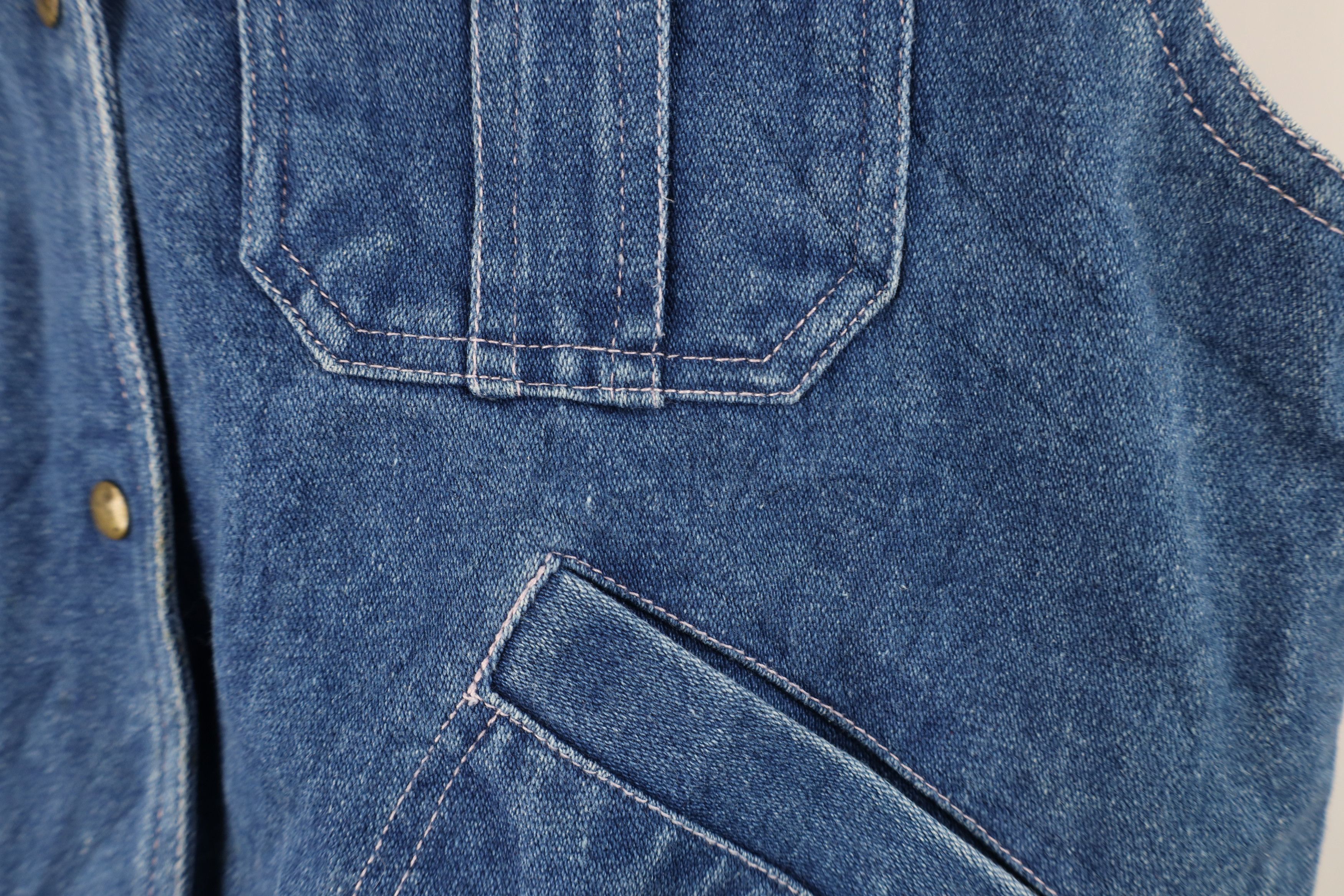 Vintage Vintage 80s 90s Streetwear Sleeveless Denim Vest Jacket Size XL / US 12-14 / IT 48-50 - 5 Thumbnail