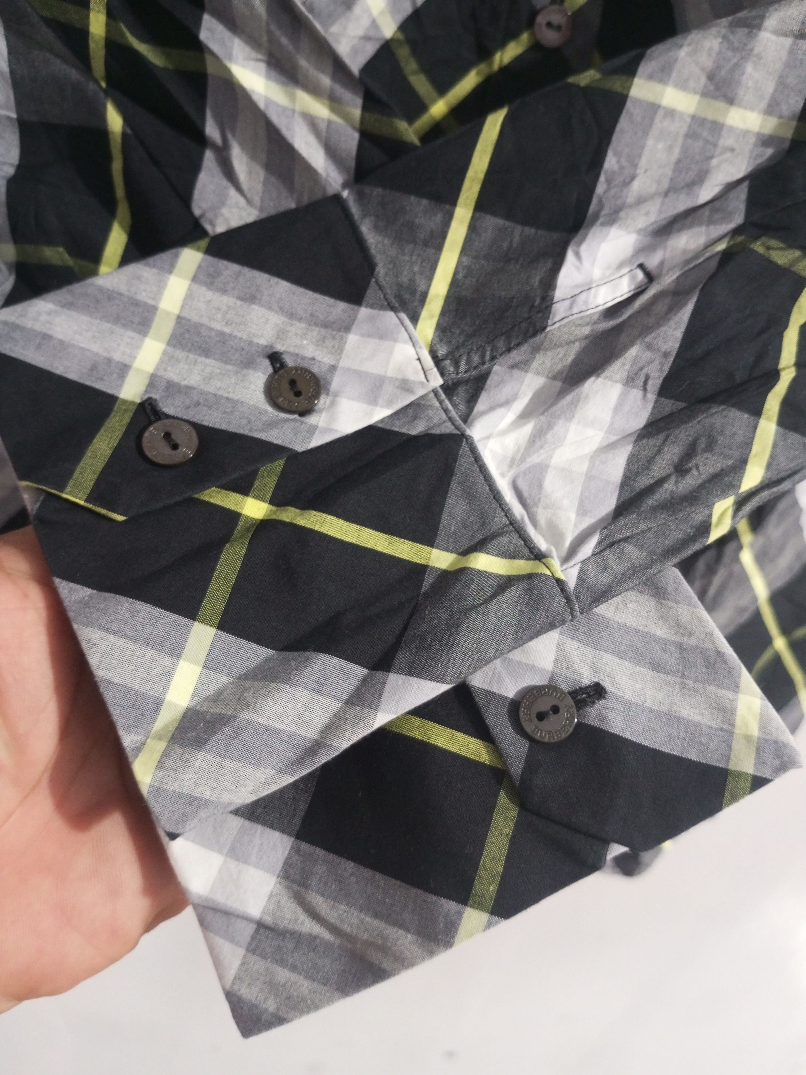 Burberry × Vintage Vintage Burberry nova check button up shirt Size S / US 4 / IT 40 - 6 Thumbnail