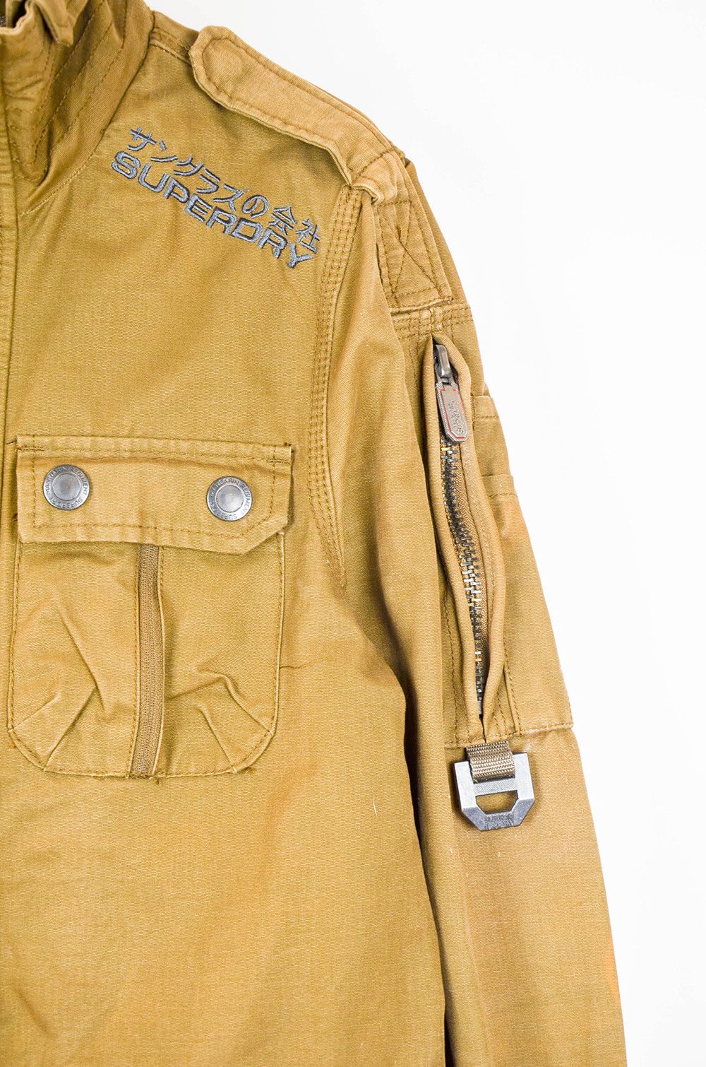 Superdry Superdry Blackwatch Military Cotton Jacket – Khaki – Size M Size US M / EU 48-50 / 2 - 7 Thumbnail