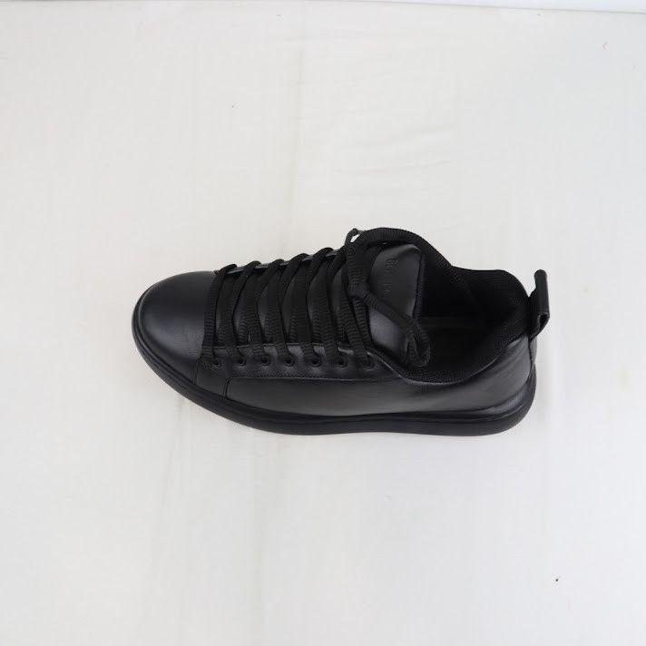 Bottega Veneta o1rshd1 Tennis Calf Leather Sneakers in Black Size US 10 / EU 43 - 8 Thumbnail