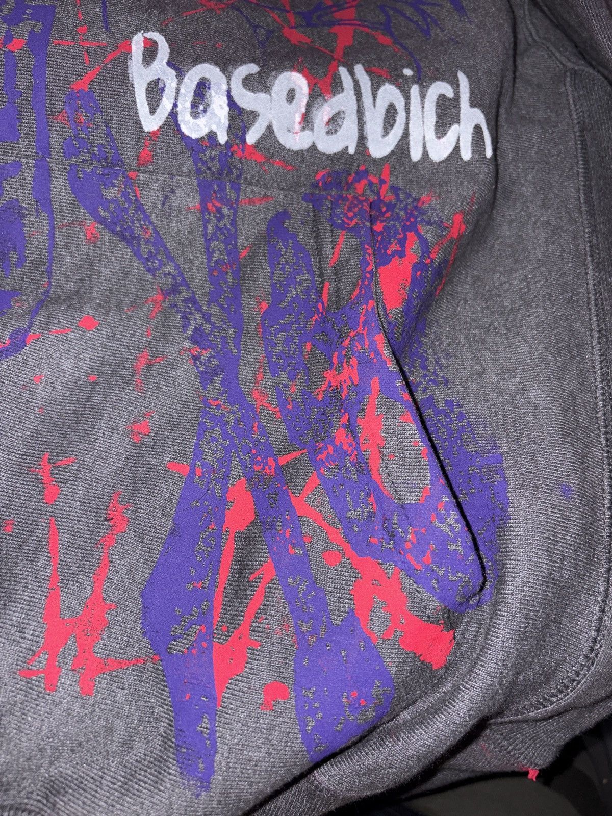Japanese Brand Basedbich mens 1of1 hoodie large oversized fit Size US L / EU 52-54 / 3 - 3 Thumbnail