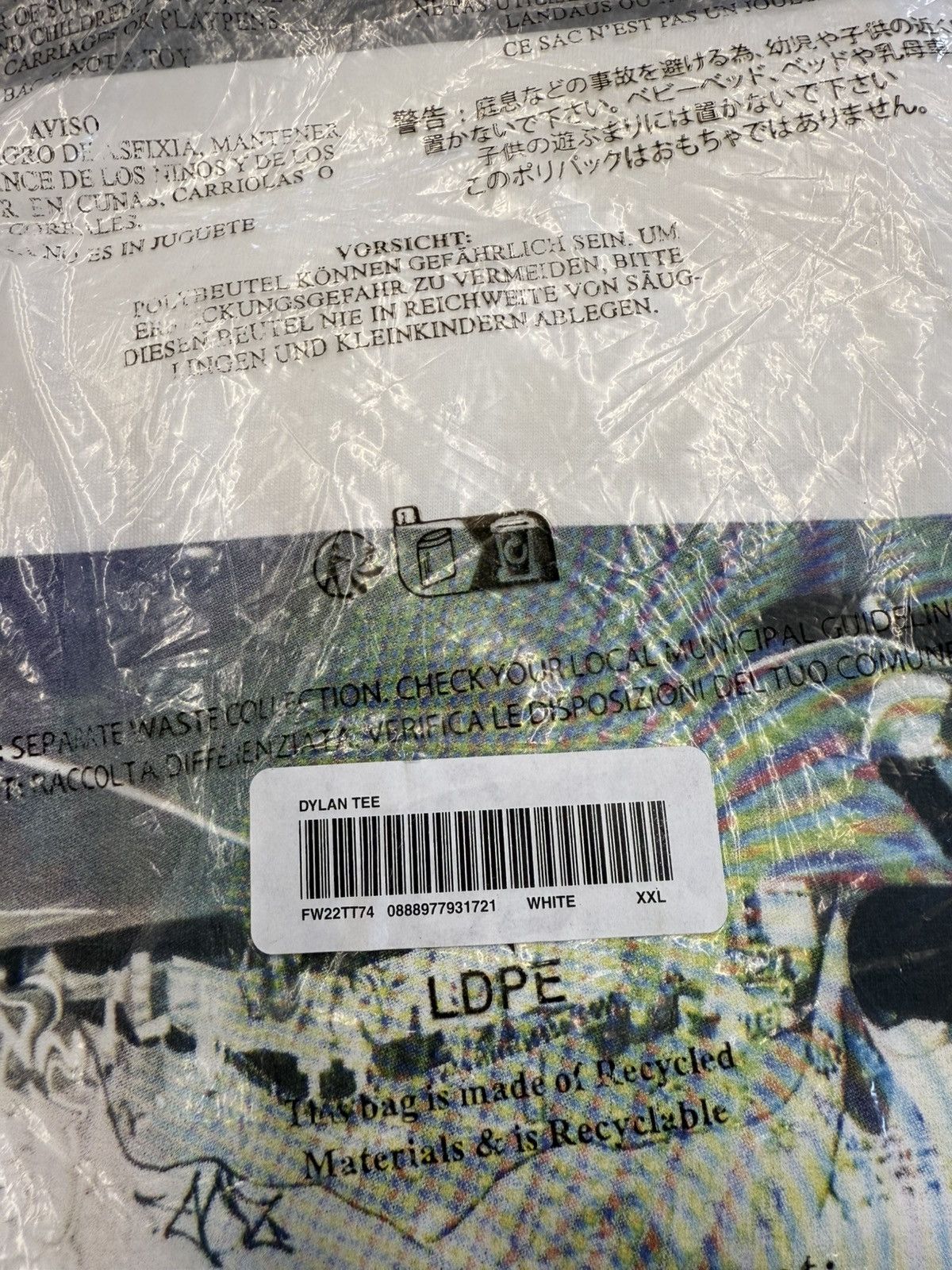 Supreme FW22 Supreme Dylan Tee Size US XXL / EU 58 / 5 - 4 Thumbnail