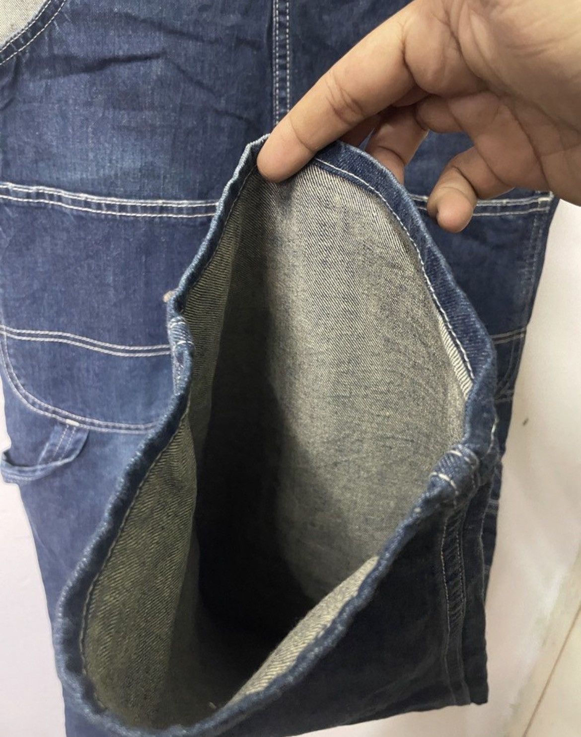 Lee Lee union vintage overall denim jeans Size US 35 - 7 Thumbnail
