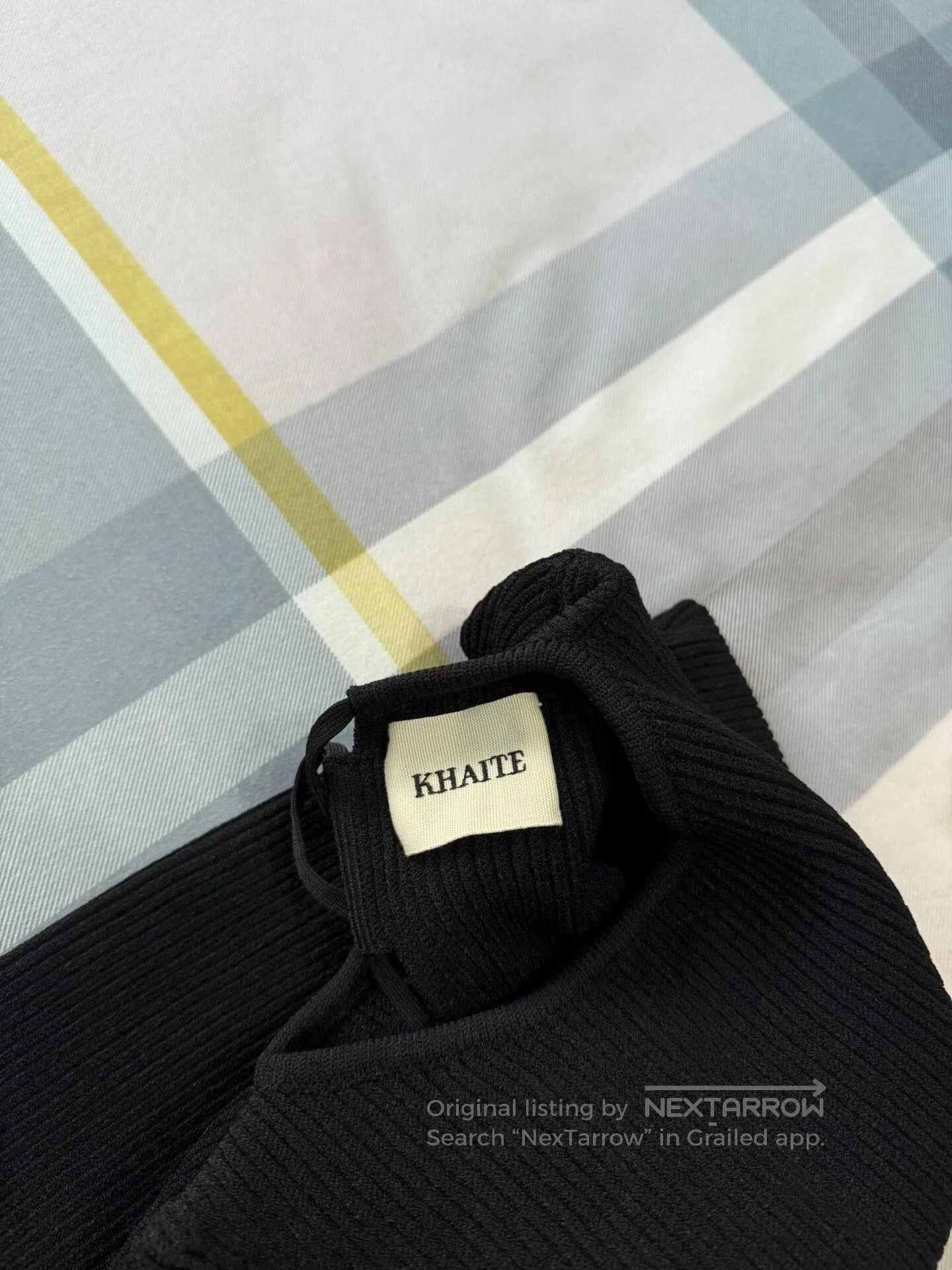 KHAITE Khaite Ribbed Knit Top with Back Tie. Size M / US 6-8 / IT 42-44 - 6 Thumbnail