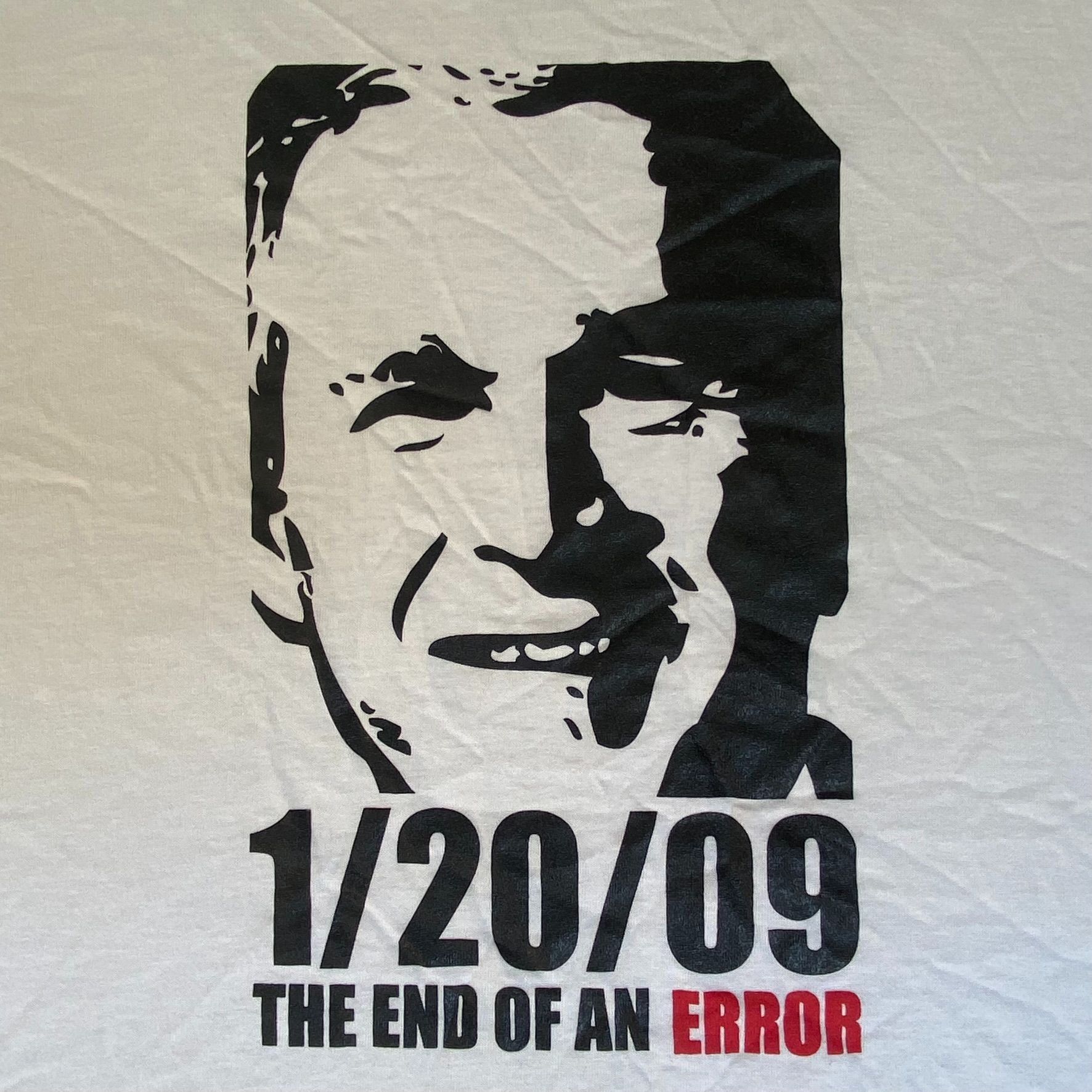 Fruit Of The Loom Vintage Y2K George Bush Shirt Punk USA GOP Political Tee Size US XL / EU 56 / 4 - 3 Thumbnail