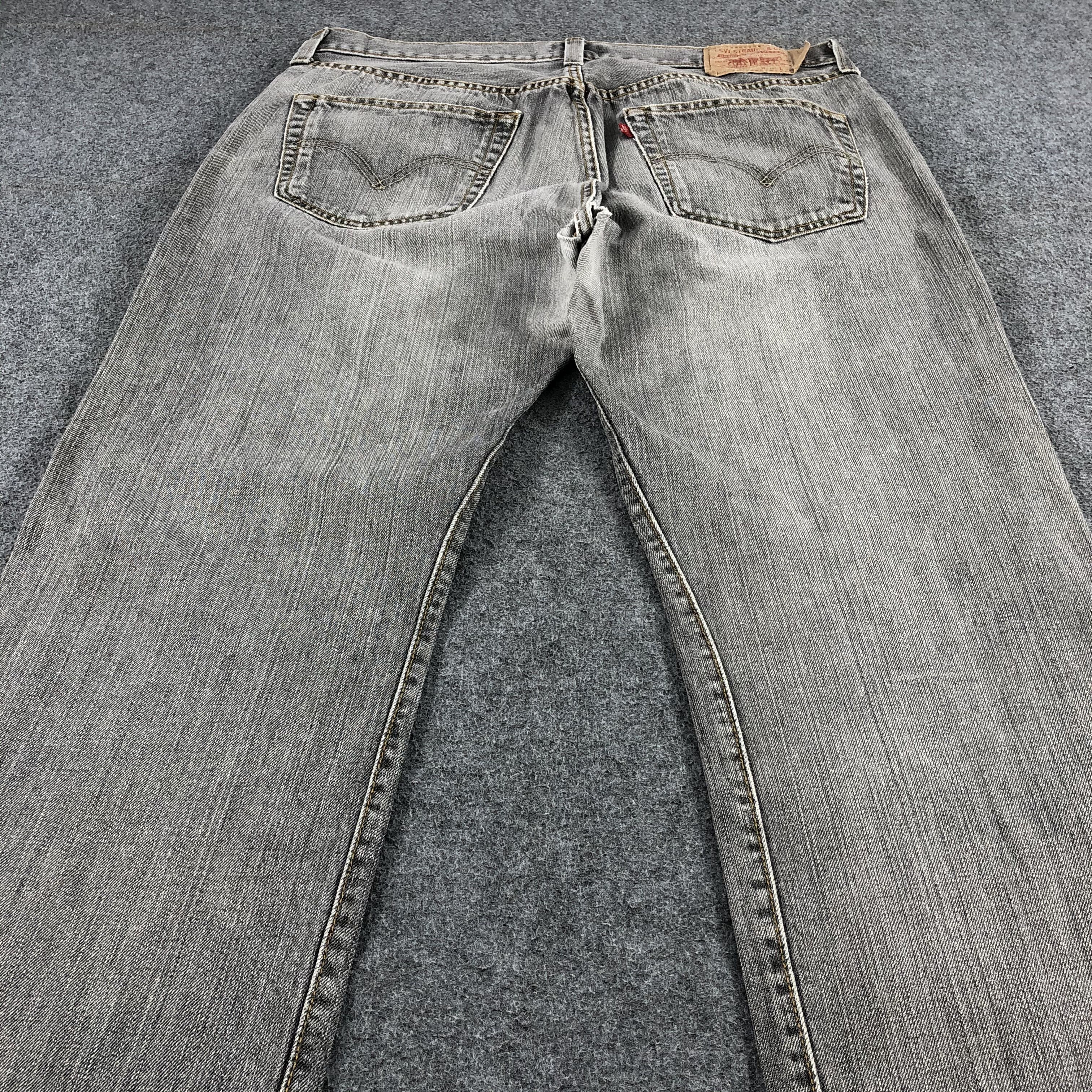 Levi's × Vintage Vintage Y2k Faded Black Levis 501 Jeans-JM1650 Size US 36 / EU 52 - 4 Thumbnail
