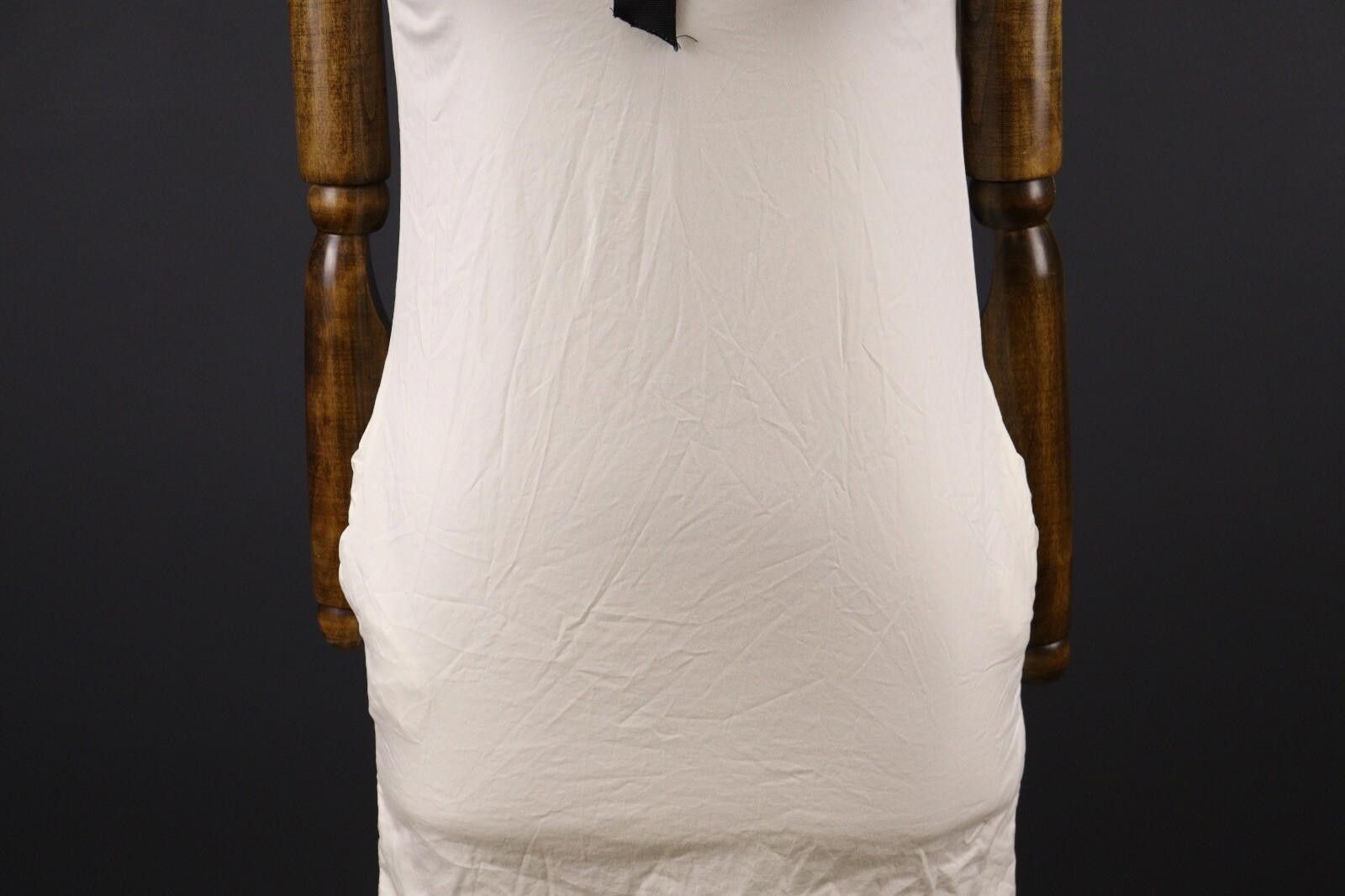 Moschino Moschino White Party Cocktail Tank Size I 40 / USA 4 Size M / US 6-8 / IT 42-44 - 3 Thumbnail