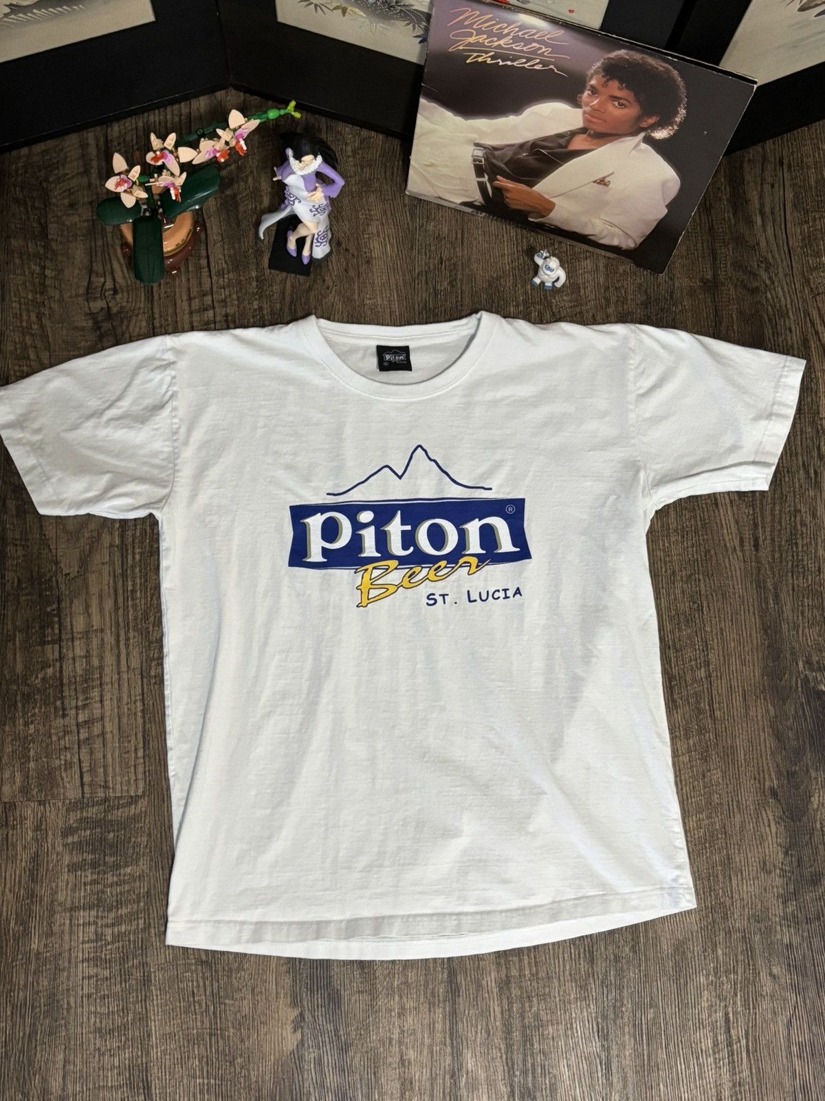 Vintage 90s St. Lucian Islands Beer Graphic Tee XL Size US XL / EU 56 / 4 - 4 Thumbnail