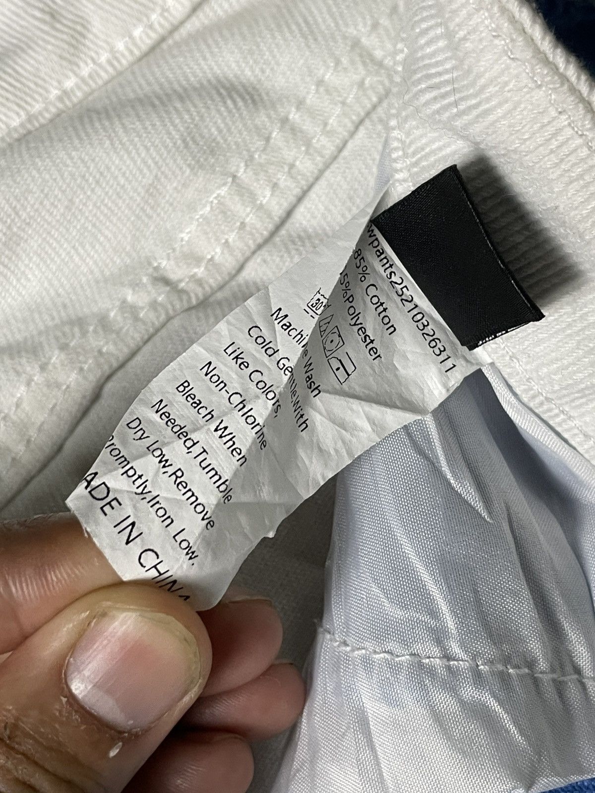 Designer × Shein SHEIN Brand Patchwork Straight Cut Jeans (87) Size US 27 - 11 Thumbnail
