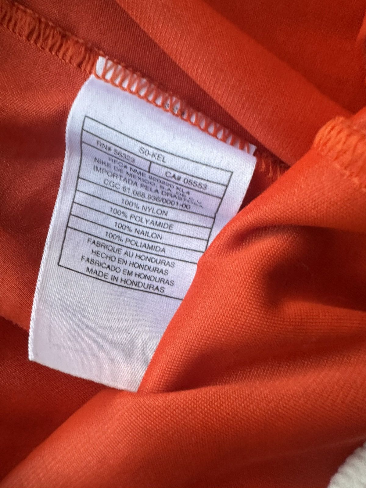 Nike × Vintage 90s Orange Nike Nylon Shorts Size US 30 / EU 46 - 5 Thumbnail