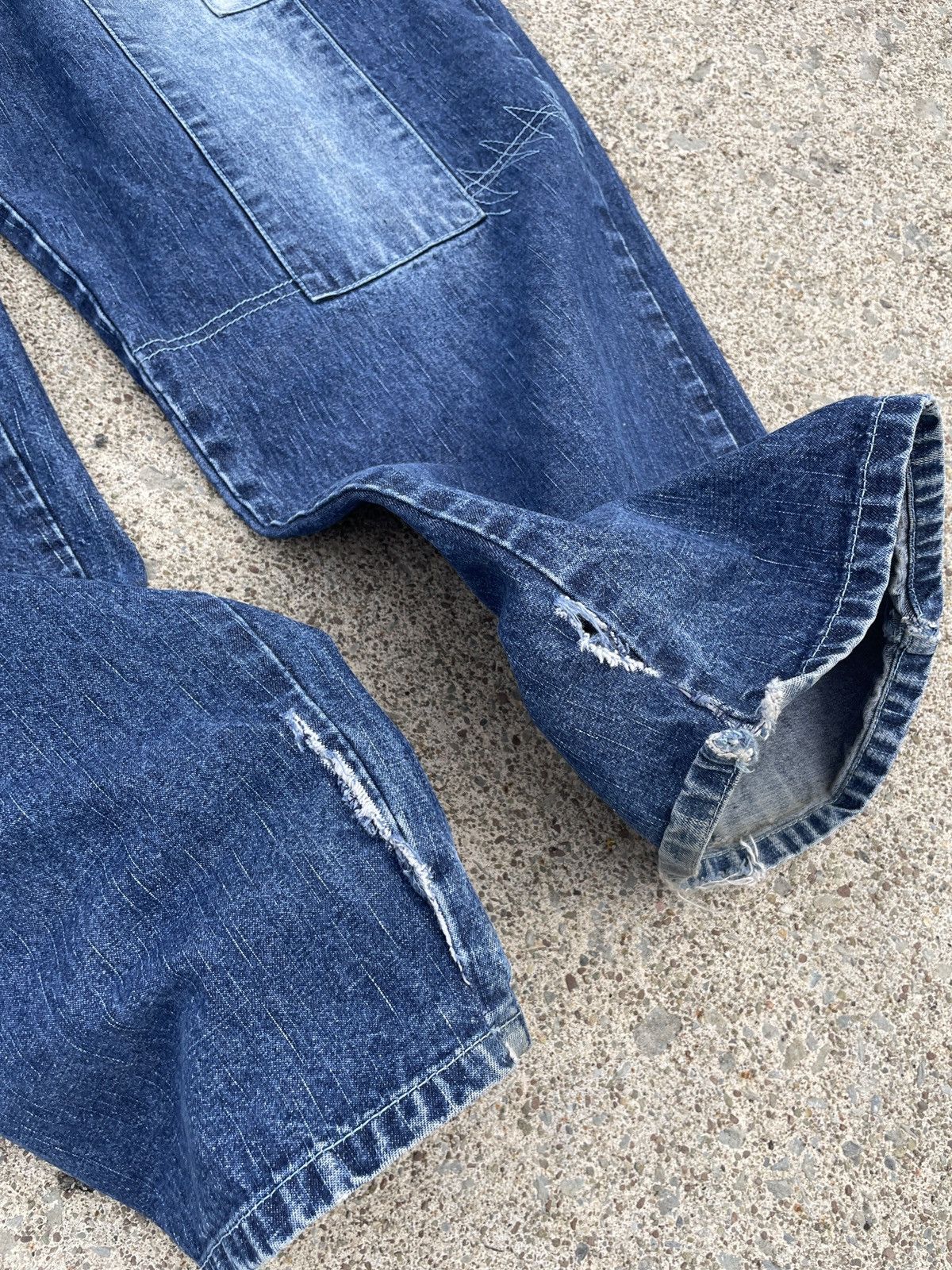Akademiks Y2K Patchwork Baggy Jeans Size US 40 / EU 56 - 11 Thumbnail